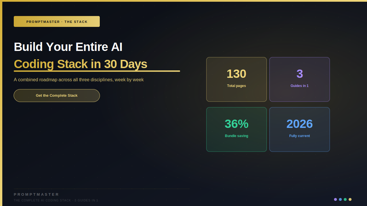 Build Your Entire AI Coding Stack in 30 Days: A Combined Roadmap