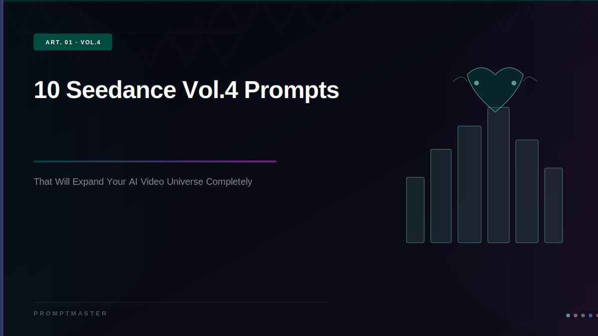 10 Seedance 2.0 Vol.4 Prompts That Will Expand Your AI Video Universe