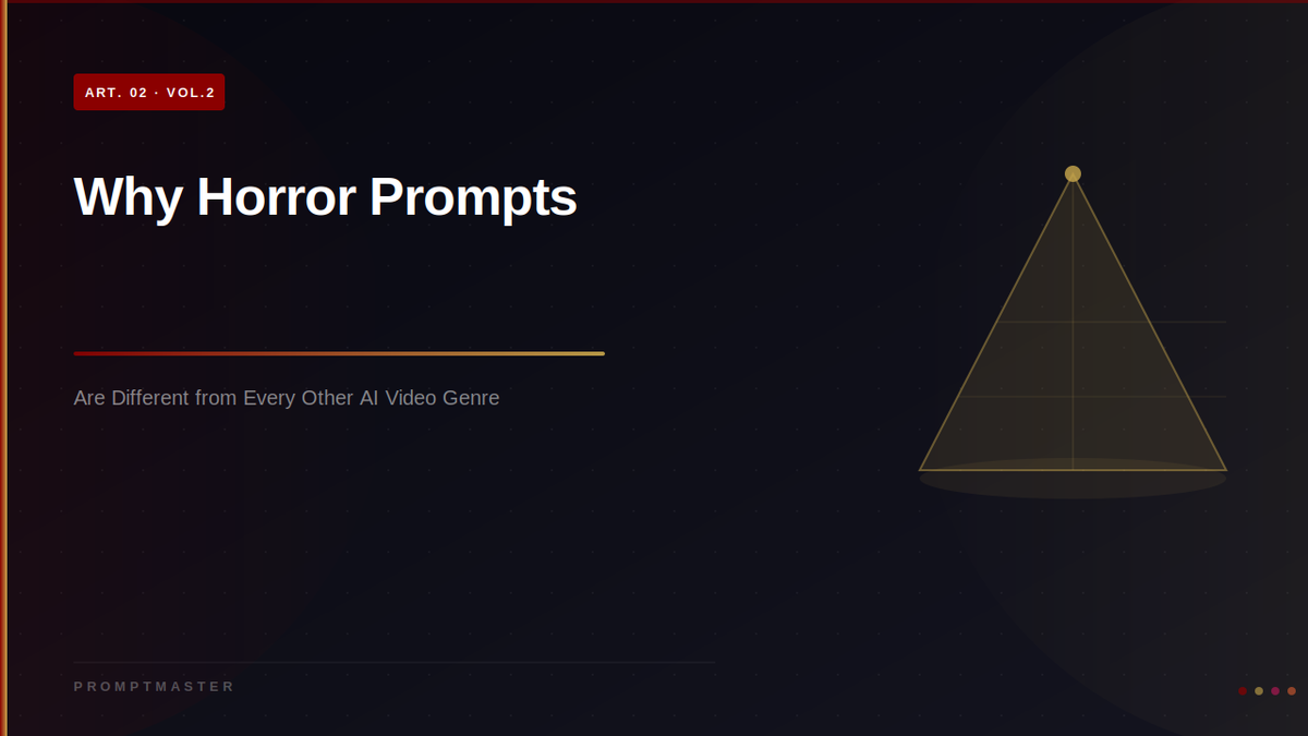 Why Horror Prompts Are Different from Every Other AI Video Genre