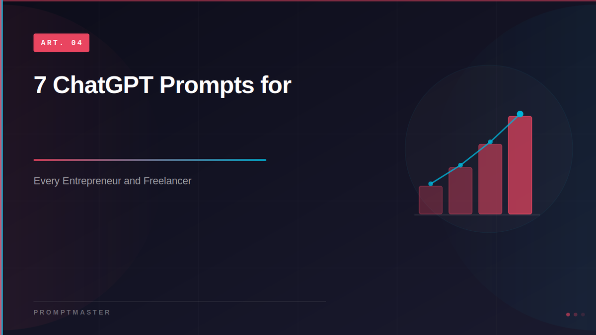 7 ChatGPT Prompts Every Entrepreneur and Freelancer Should Know