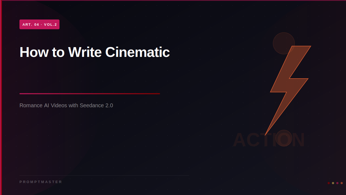How to Write Cinematic Romance AI Videos with Seedance 2.0