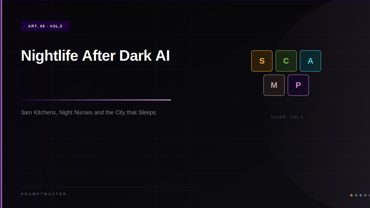Nightlife and After Dark AI Videos: 3am Kitchens, Night Nurses and the City