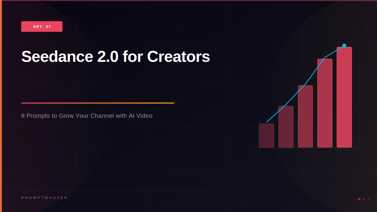 Seedance 2.0 for Content Creators: 8 Prompts to Grow Your Channel