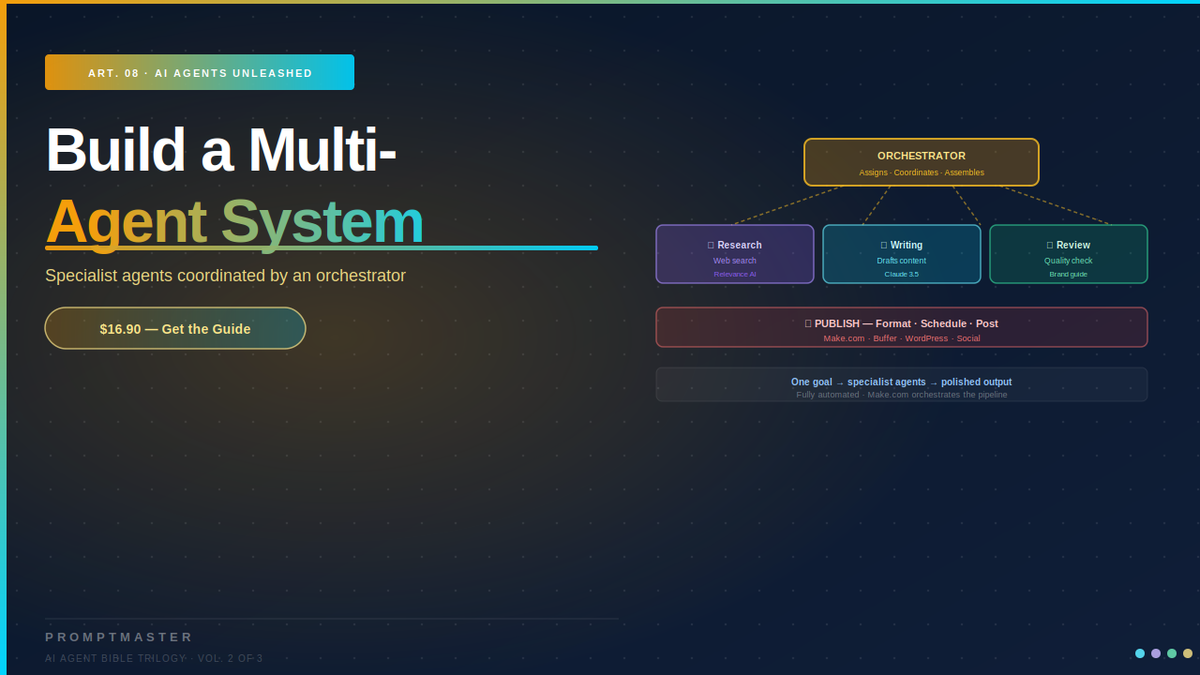 How to Build a Multi-Agent System From Scratch