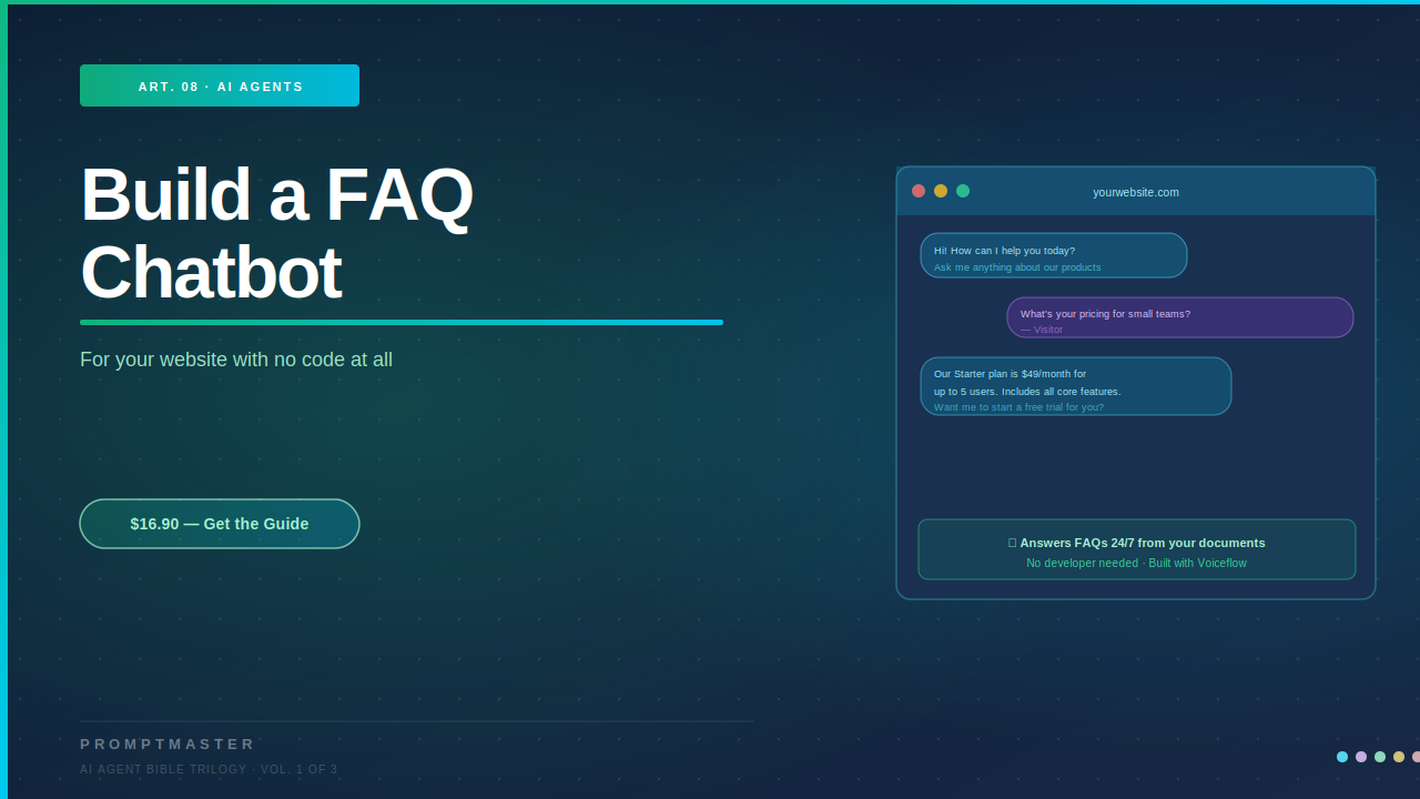 How to Build an AI FAQ Chatbot for Your Website — No Code Required