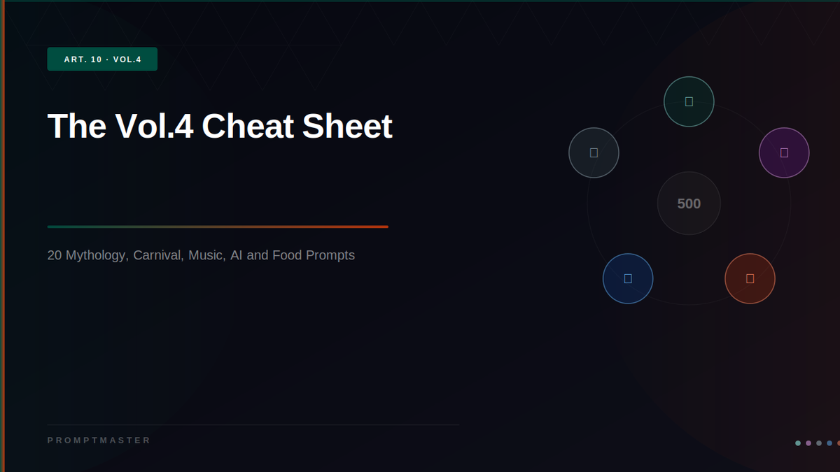 The Seedance 2.0 Vol.4 Cheat Sheet: 20 Prompts Across All 5 Genres
