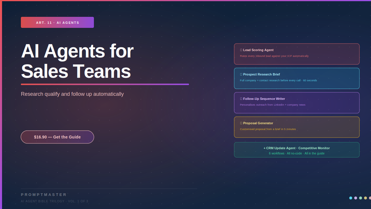 AI Agents for Sales — Research, Qualify and Follow Up Automatically