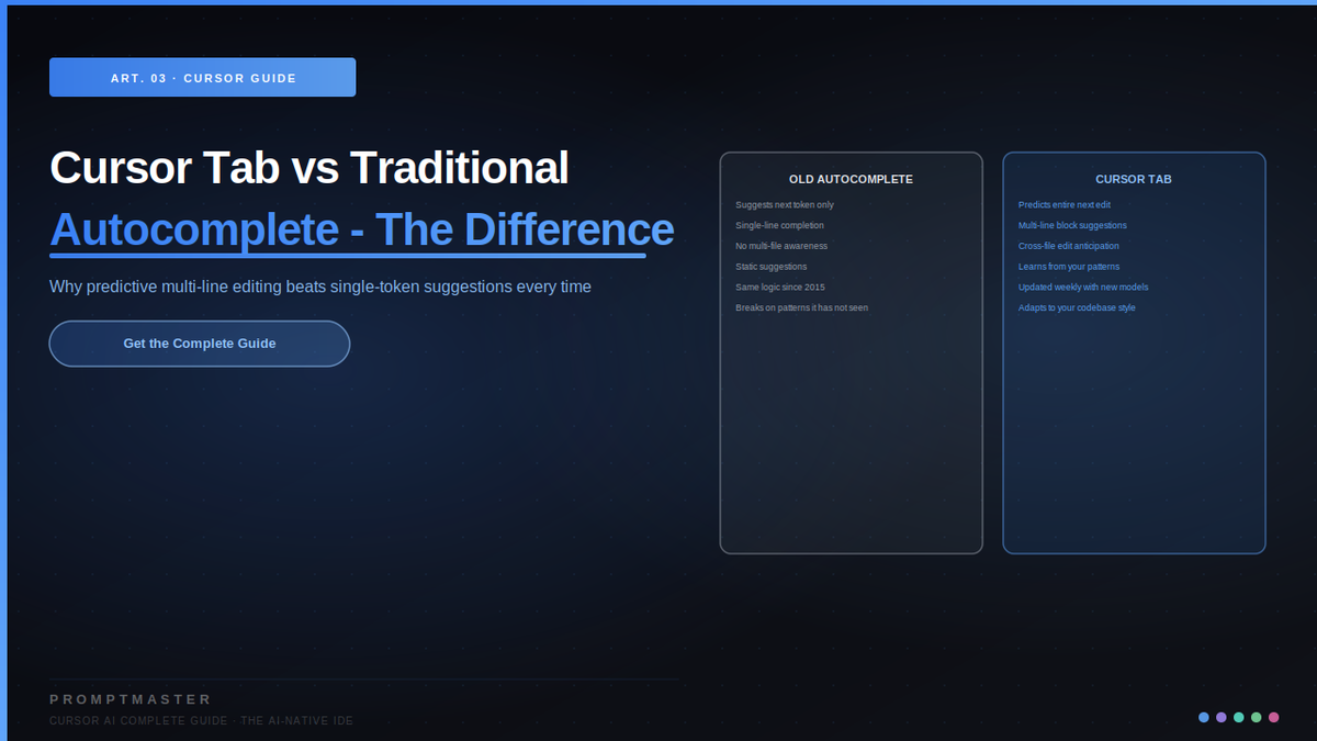 Cursor Tab vs Traditional Autocomplete: The Real Difference