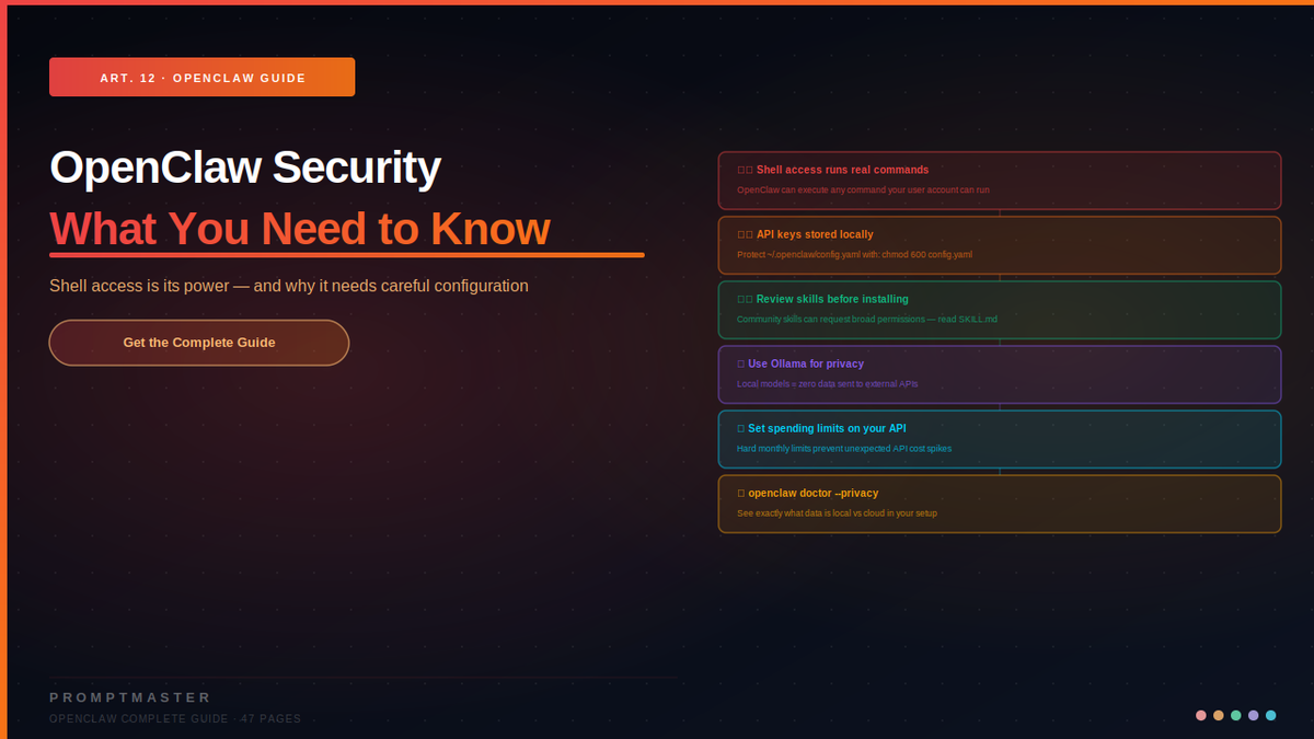 OpenClaw Security — What You Need to Know Before Giving Agent System Access
