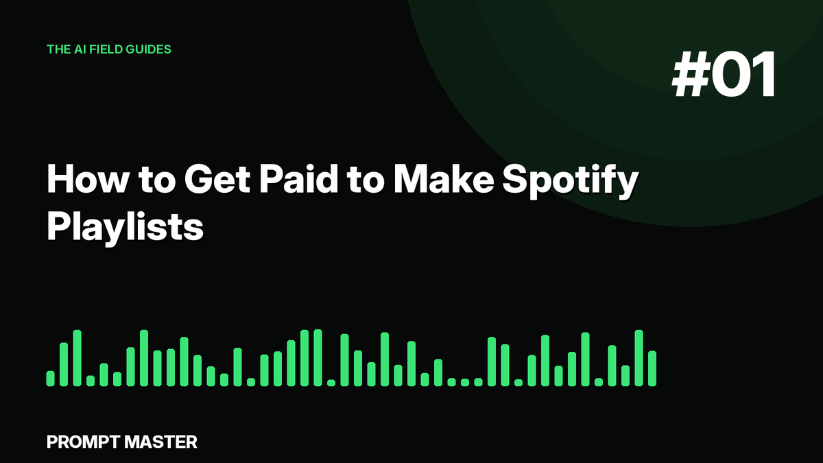 How to Get Paid to Make Spotify Playlists (Beginner's Guide)