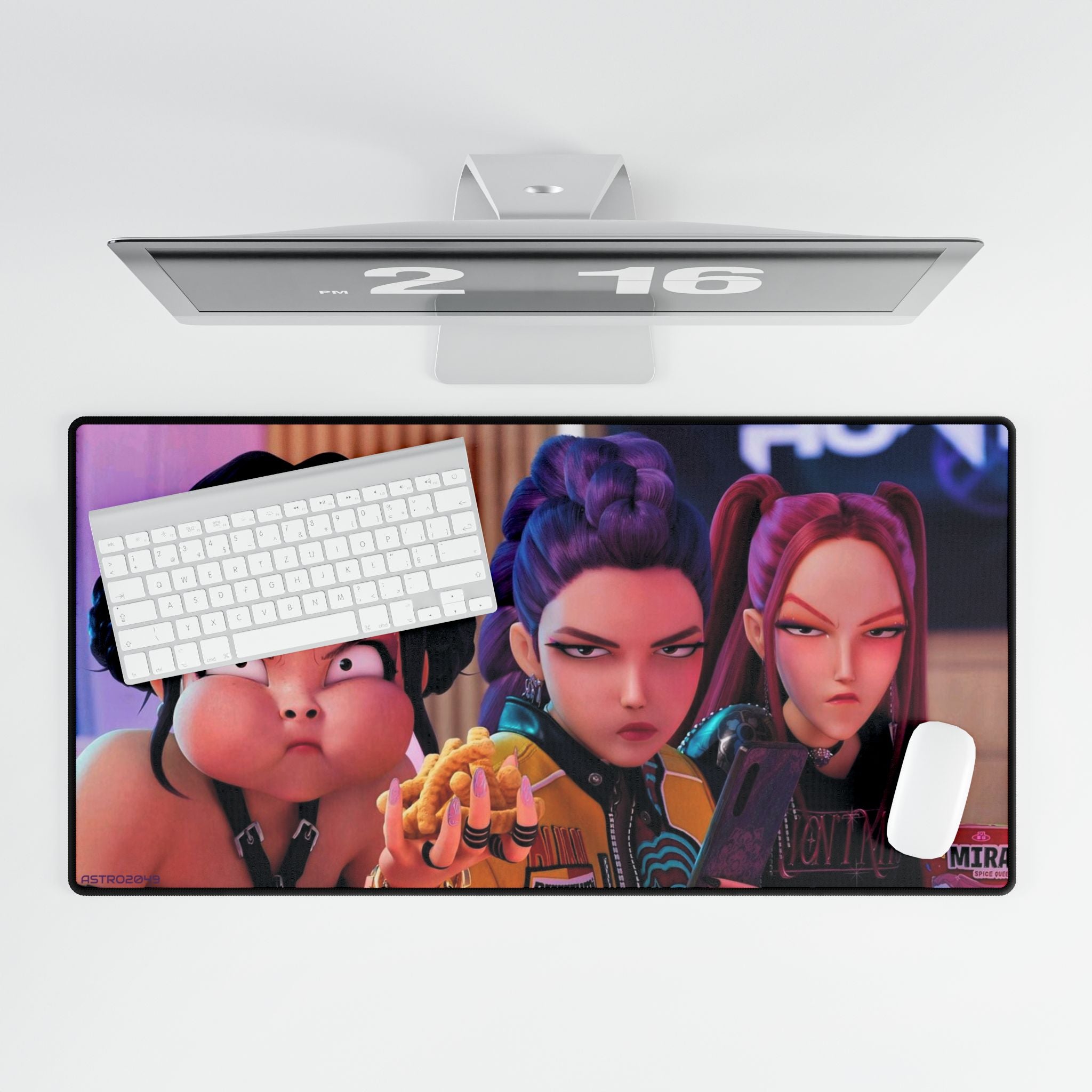 KPop Demon Hunters - HUNTRIX - Vibrant Desk Mats for Personalized Workspace, Gaming Pads, Office Decor, Unique Desk Accessories