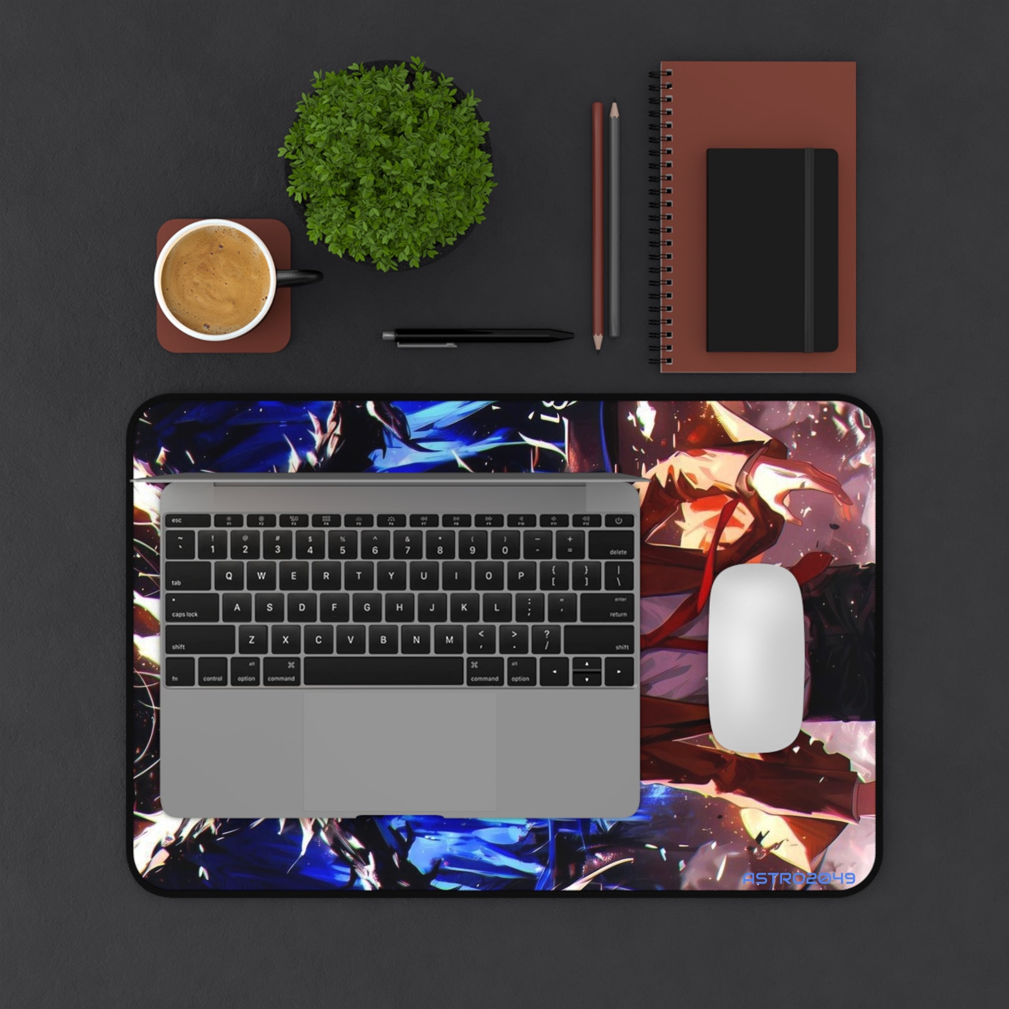 DEATH NOTE - Light / Akira - RYUK - Anime-Inspired Desk Mat, Gaming Desk Accessory, Unique Office Decor, Gift for Gamers