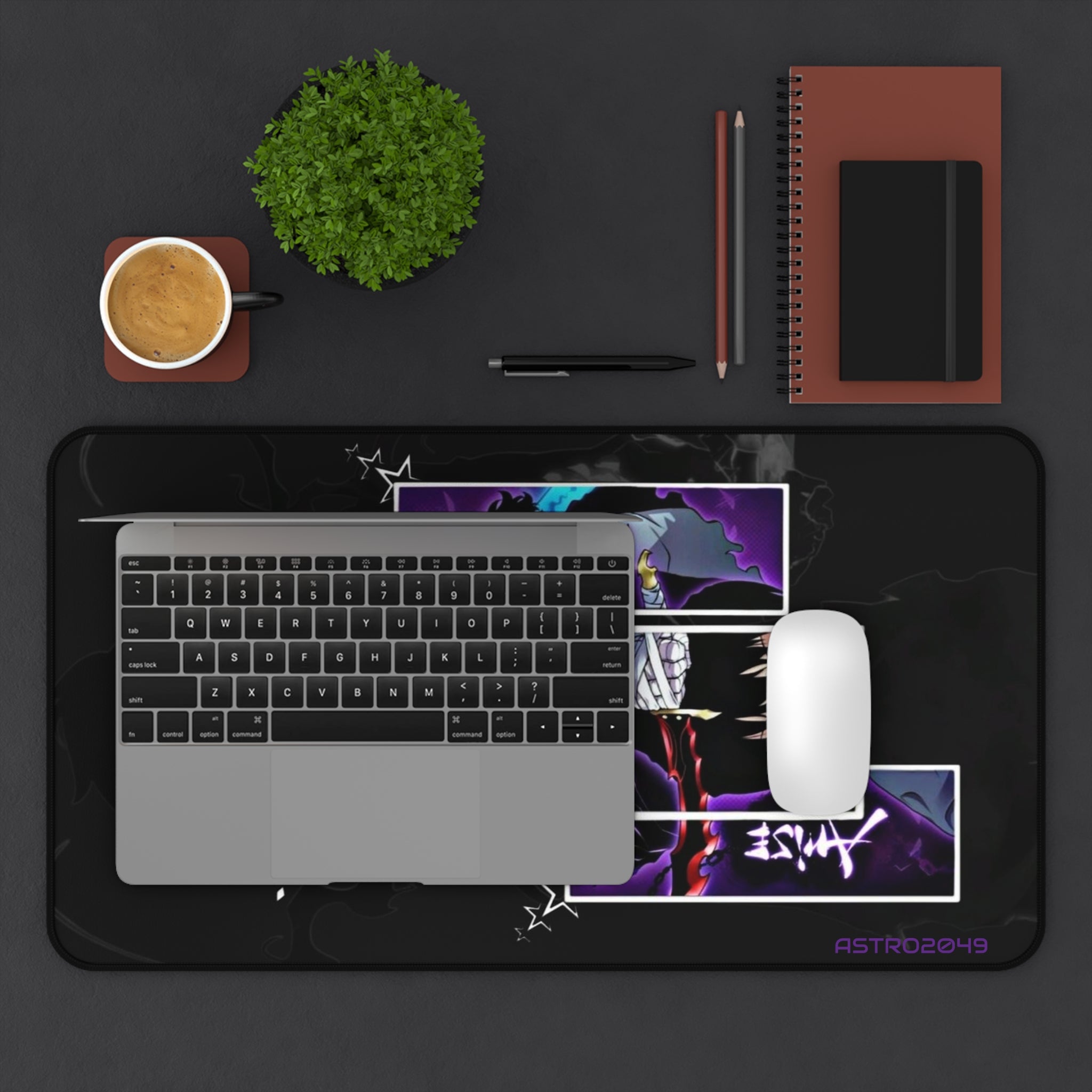 SOLO LEVELING - Sung Jinwoo - ARISE - Vibrant Anime Desk Mat for Gamers, Gaming Mouse Pad, Computer Accessory, Unique Gift for Anime Lovers