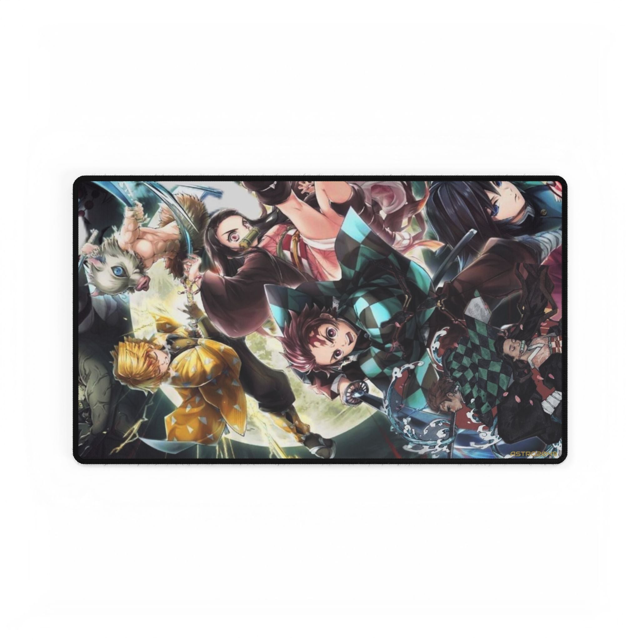 DEMON SLAYER - Kimetsu no yaiba - Vibrant Gaming Desk Mat for Cosplay Fans, Desk Accessories, Office Decor, Gamer Gifts, Anime Merchandise