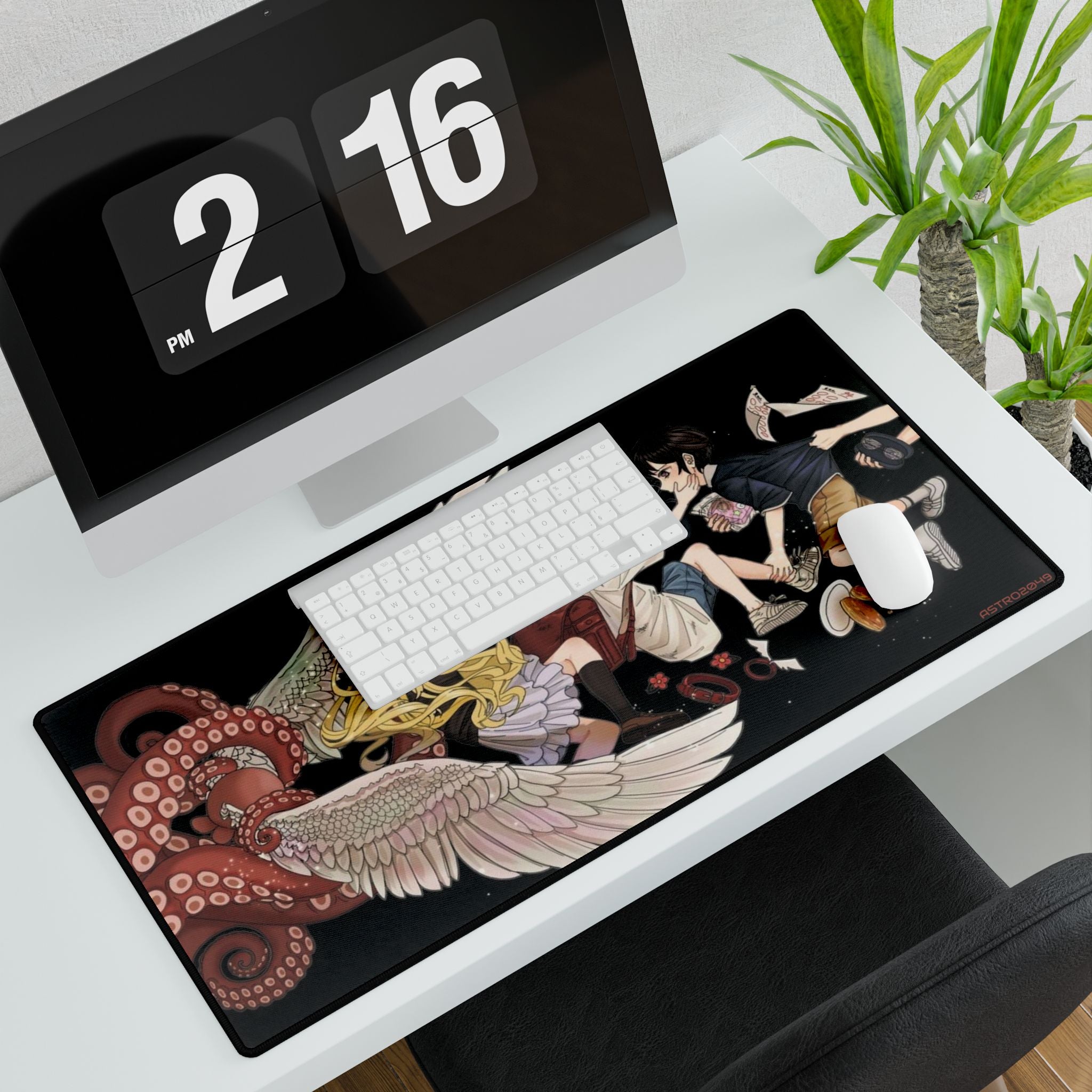 TAKOPIS ORIGINAL SIN - Artistic Desk Mat with Fantasy Design, Perfect for Gamers, Students, Home Office, Gifts for Holidays