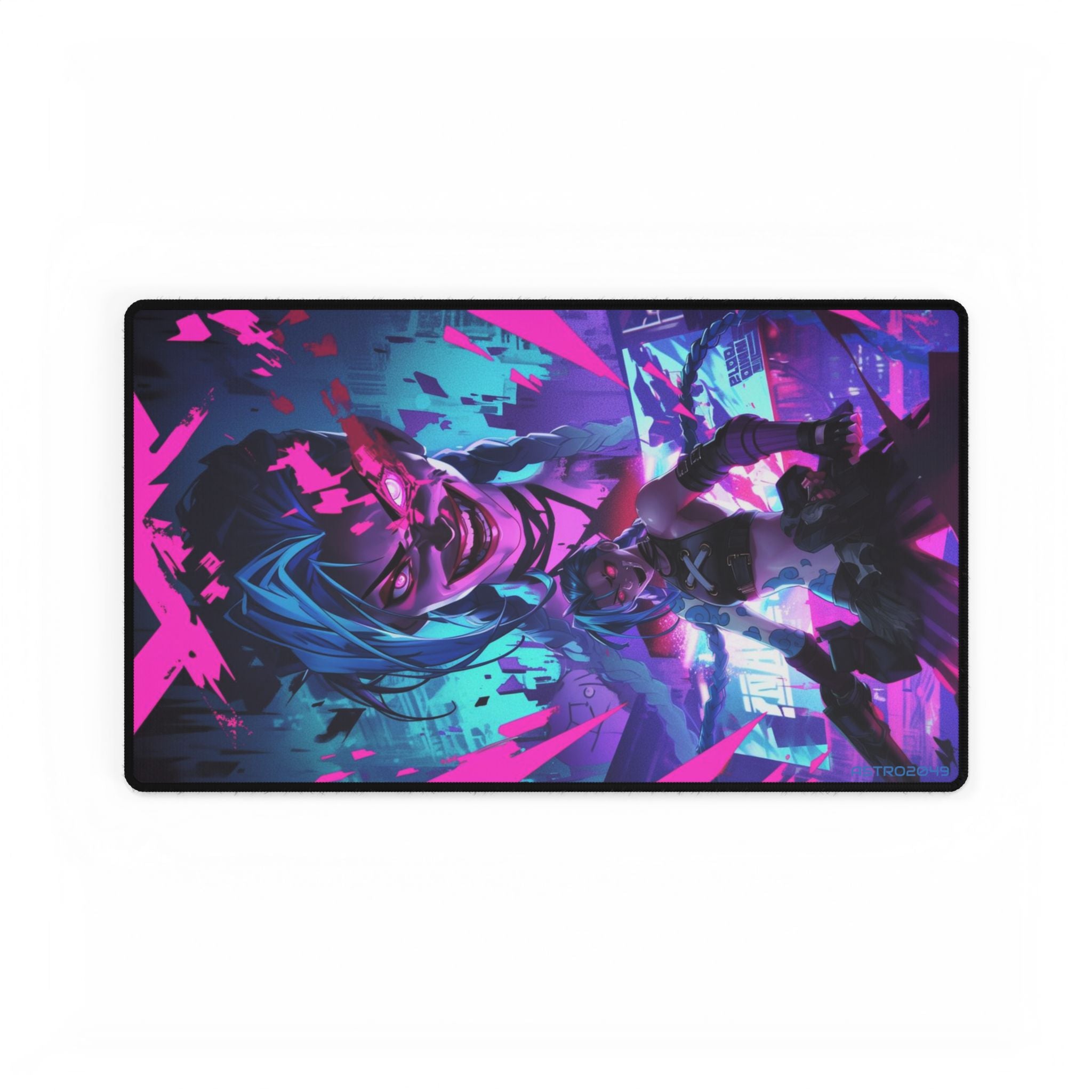 League of Legends - Arcane: JINX - Vibrant Gaming Desk Mat - Perfect for Gamers, Home Office, or Study Space | Custom Style Designs