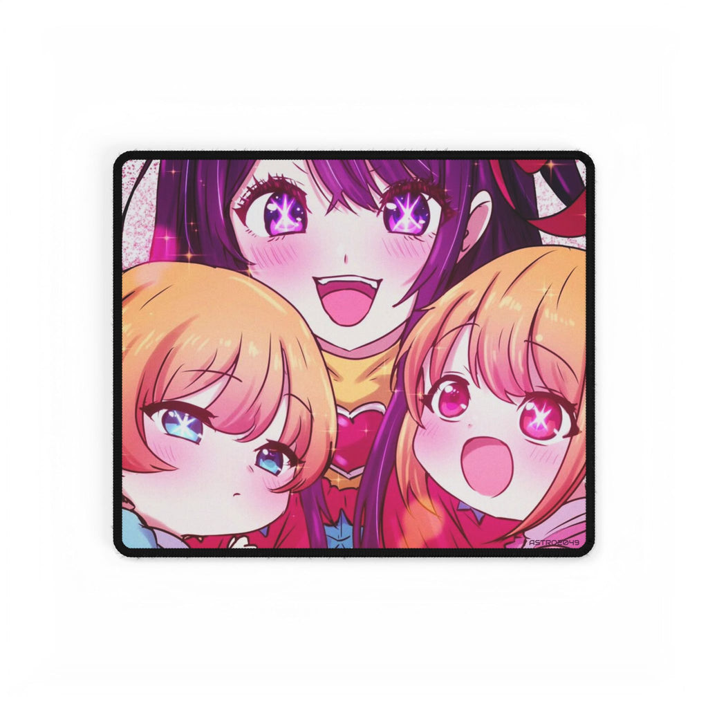 OSHI NO KO - Anime-Themed Desk Mat for Gamers, Cute Desk Decor, Mouse Pad Replacement, Office Gift, Kids Room Accessory
