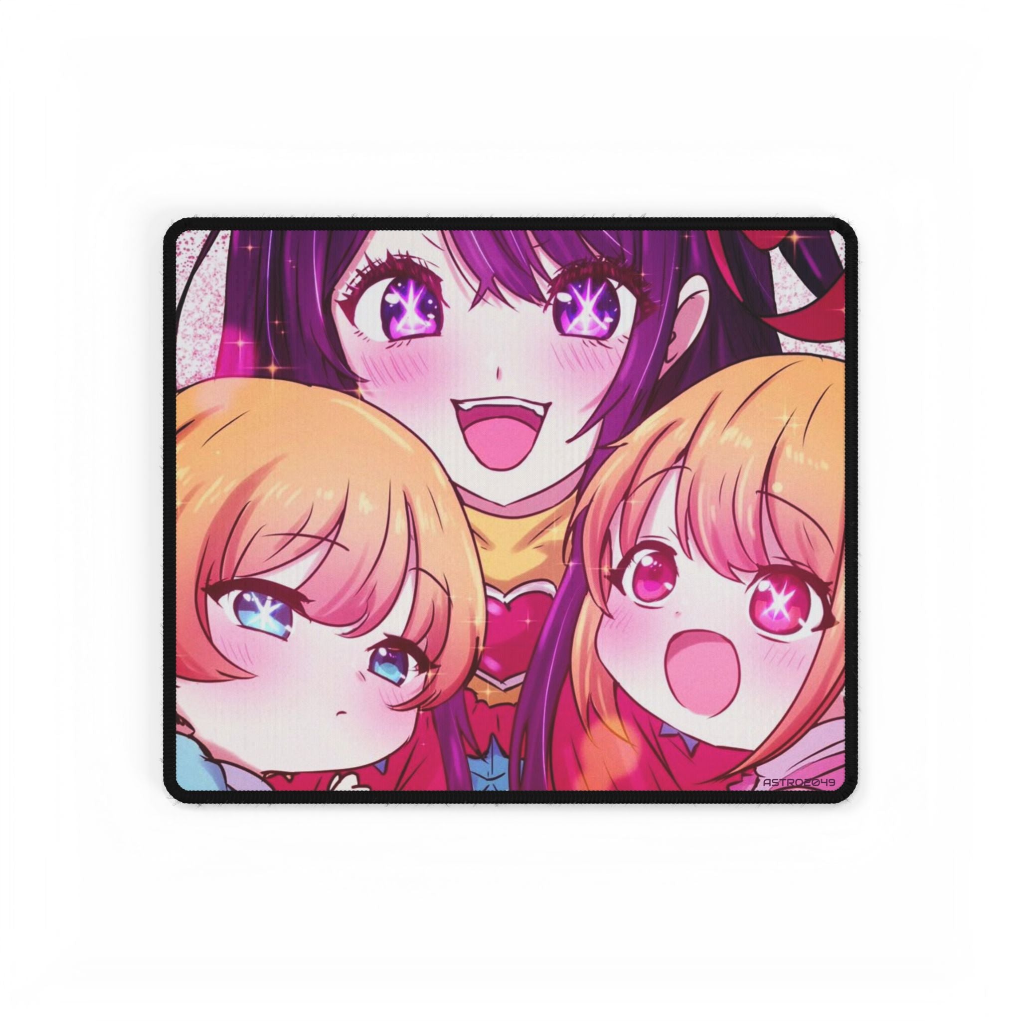 OSHI NO KO - Anime-Themed Desk Mat for Gamers, Cute Desk Decor, Mouse Pad Replacement, Office Gift, Kids Room Accessory