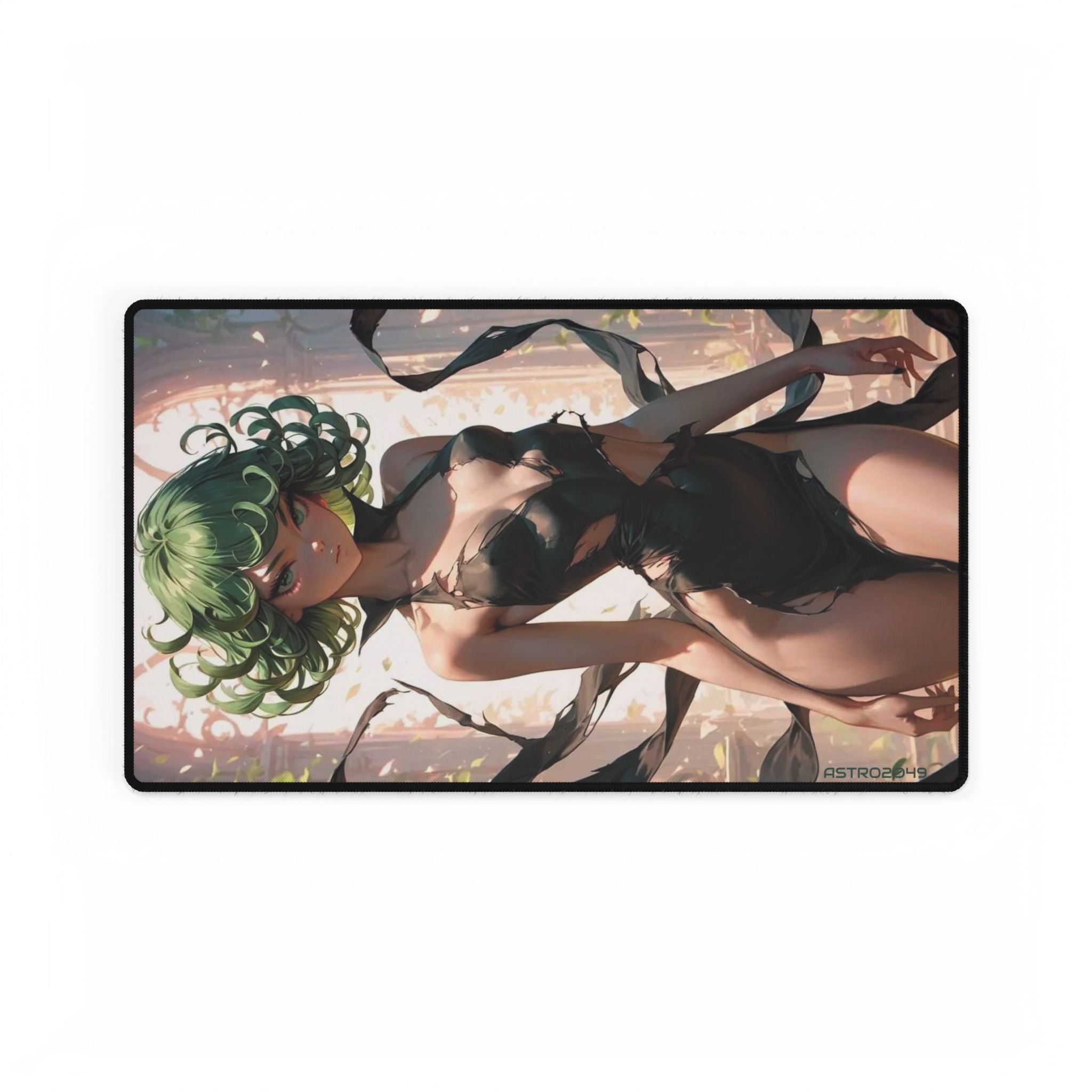 ONE-PUNCH MAN: Tatsumaki - Stylish Desk Mats for Gaming & Work, Aesthetic Mouse Pad for Office, Black Artistic Designs