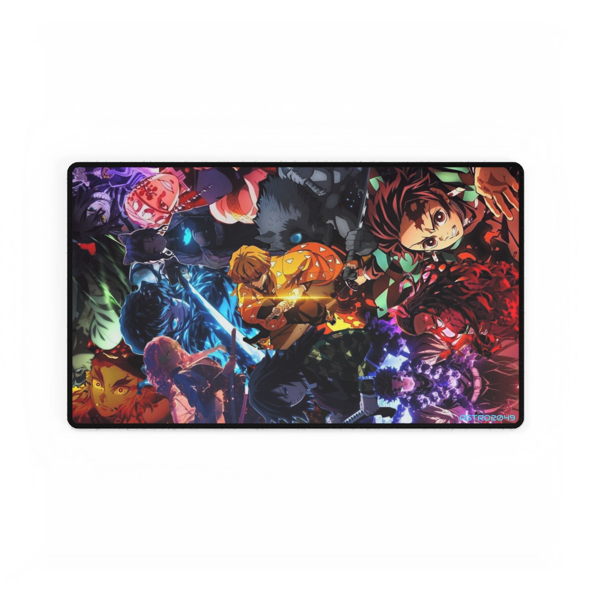 DEMON SLAYER - Kimetsu no yaiba - Anime-Inspired Desk Mat | Gaming Desk Accessory, Office Decor, Workstation Mat, Custom Mouse Pad