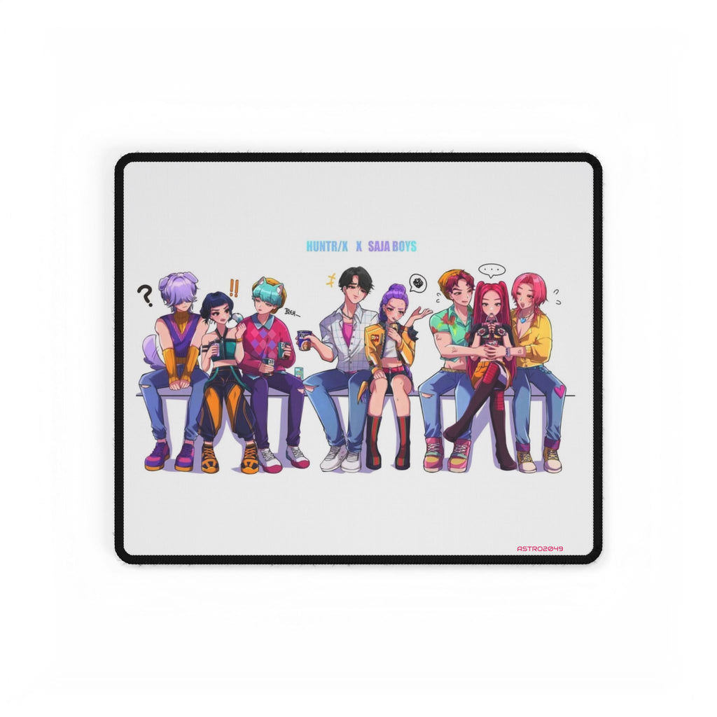 KPop Demon Hunters - HUNTRIX - Anime-Themed Desk Mat, Perfect for Gamers and Office Decor, Notifications Desk Accessory, Cute Desk Organizer