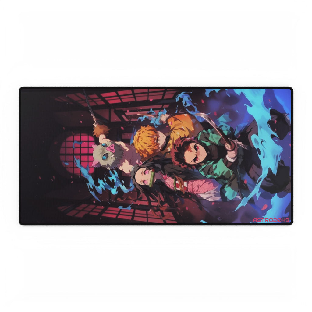DEMON SLAYER - Kimetsu no yaiba - Anime Desk Mat for Gamers & Students, Geeky Office Decor, Anime Mouse Pad, Custom Gaming Setup