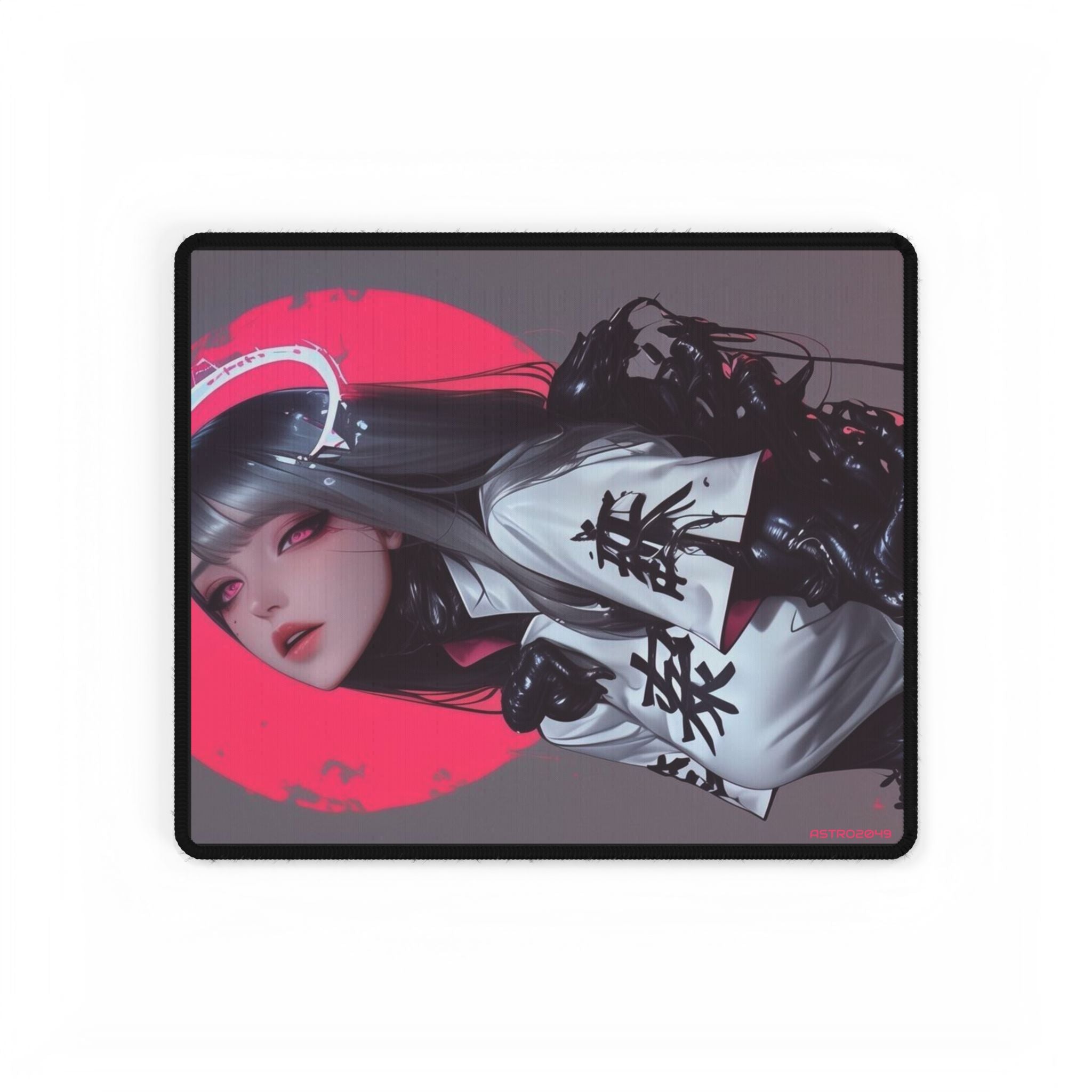 CYBERPUNK - GEISHA - Anime-Inspired Desk Mat, Gaming Desk Pad, Manga Art Mouse Pad, Desk Decor for Home Office, Unique Gift for Gamers