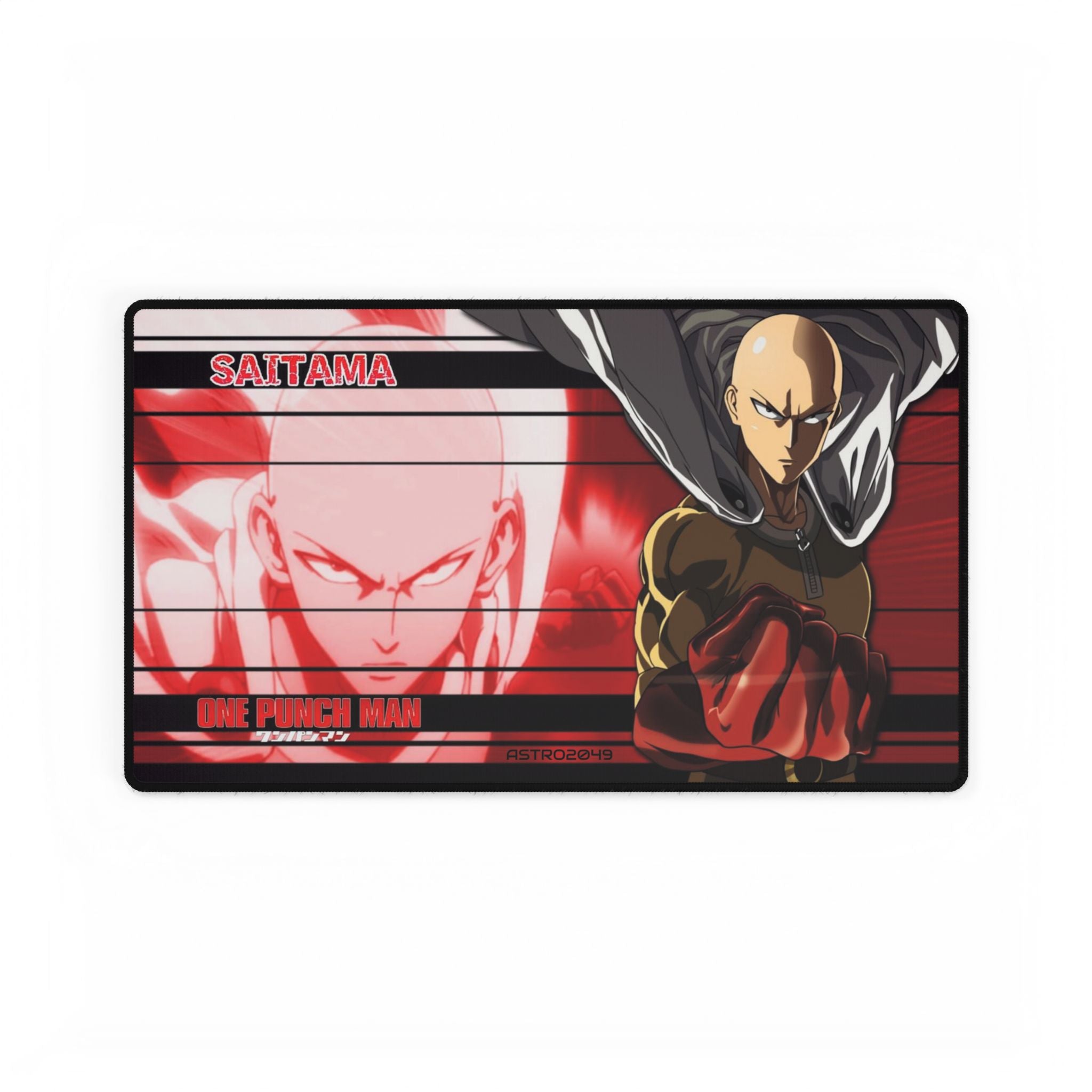 ONE-PUNCH MAN: Saitama - Anime Desk Mat - Saitama from One Punch Man | Gaming Desk Pads, Office Accessories, Gift for Fans, Home Decor