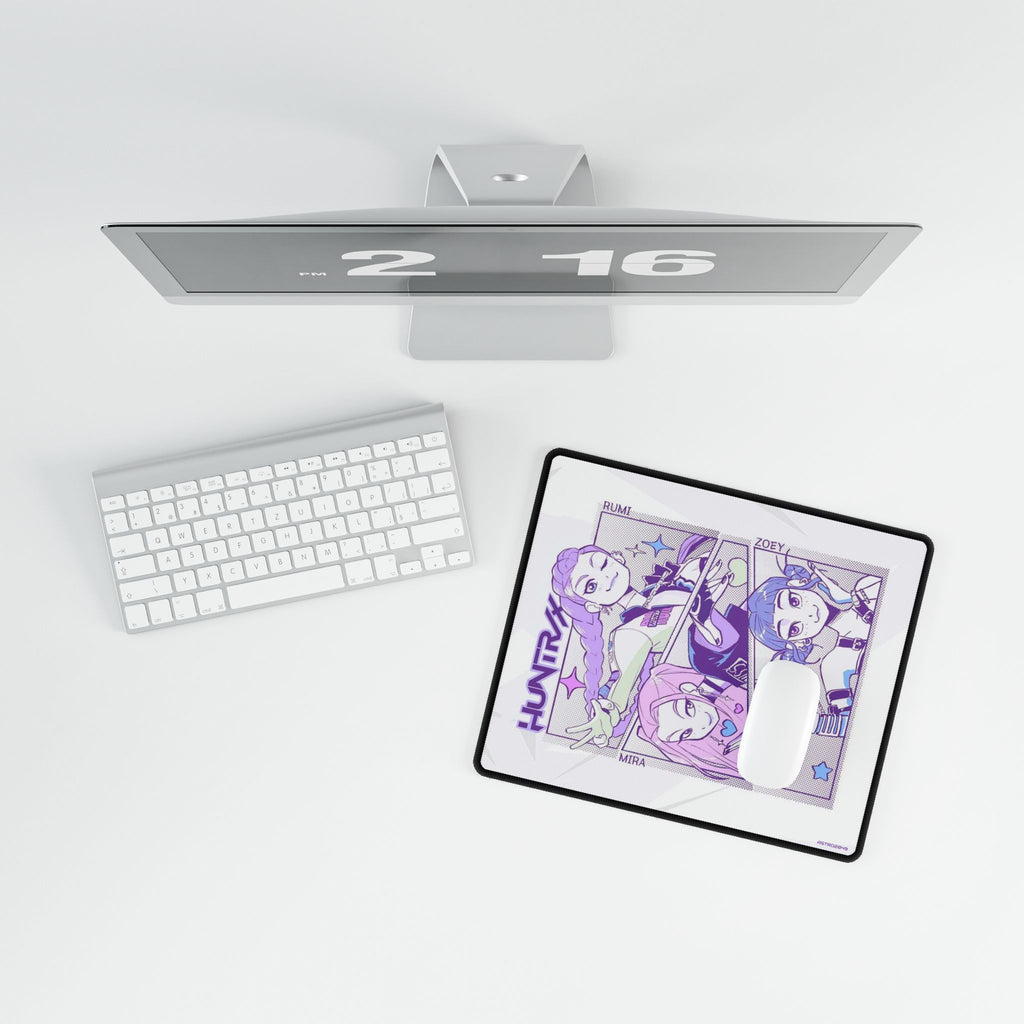 KPop Demon Hunters - HUNTRIX - Anime-Inspired Desk Mat for Gaming & Office, Gamer Desk Pad, Decorative Mousepad, Stylish Workstation Mat