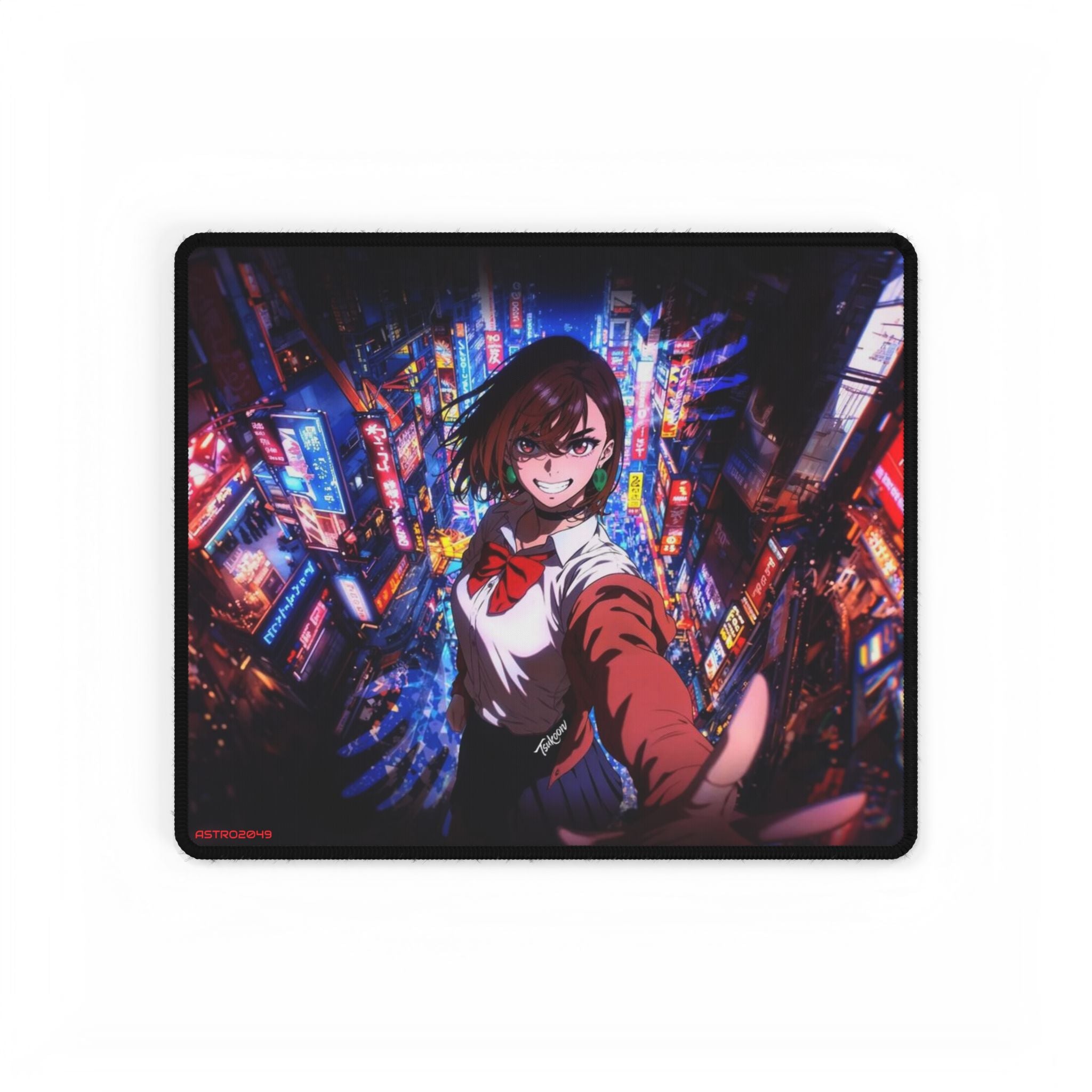 DANDADAN: Momo - Anime-Inspired Desk Mat for Gamers, Office Decor, Gaming Setup, Mouse Pad, Tech Accessories, Gift for Students