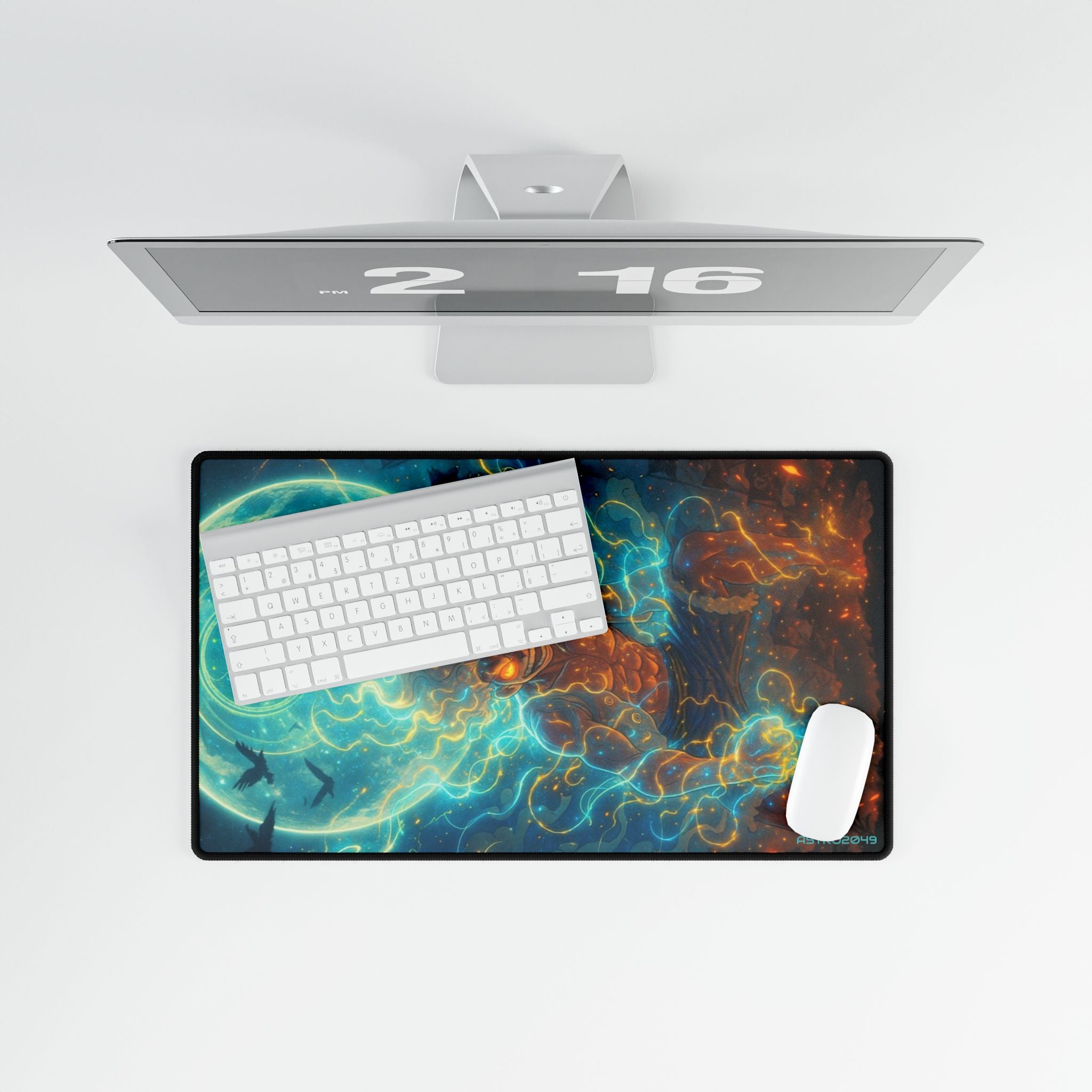 ONE PIECE - LUFFY - Cosmic Spirit Desk Mat - Gamer's Mouse Pad, Office Decor, Study Accessory, Unique Gift for All Occasions, Fantasy Art