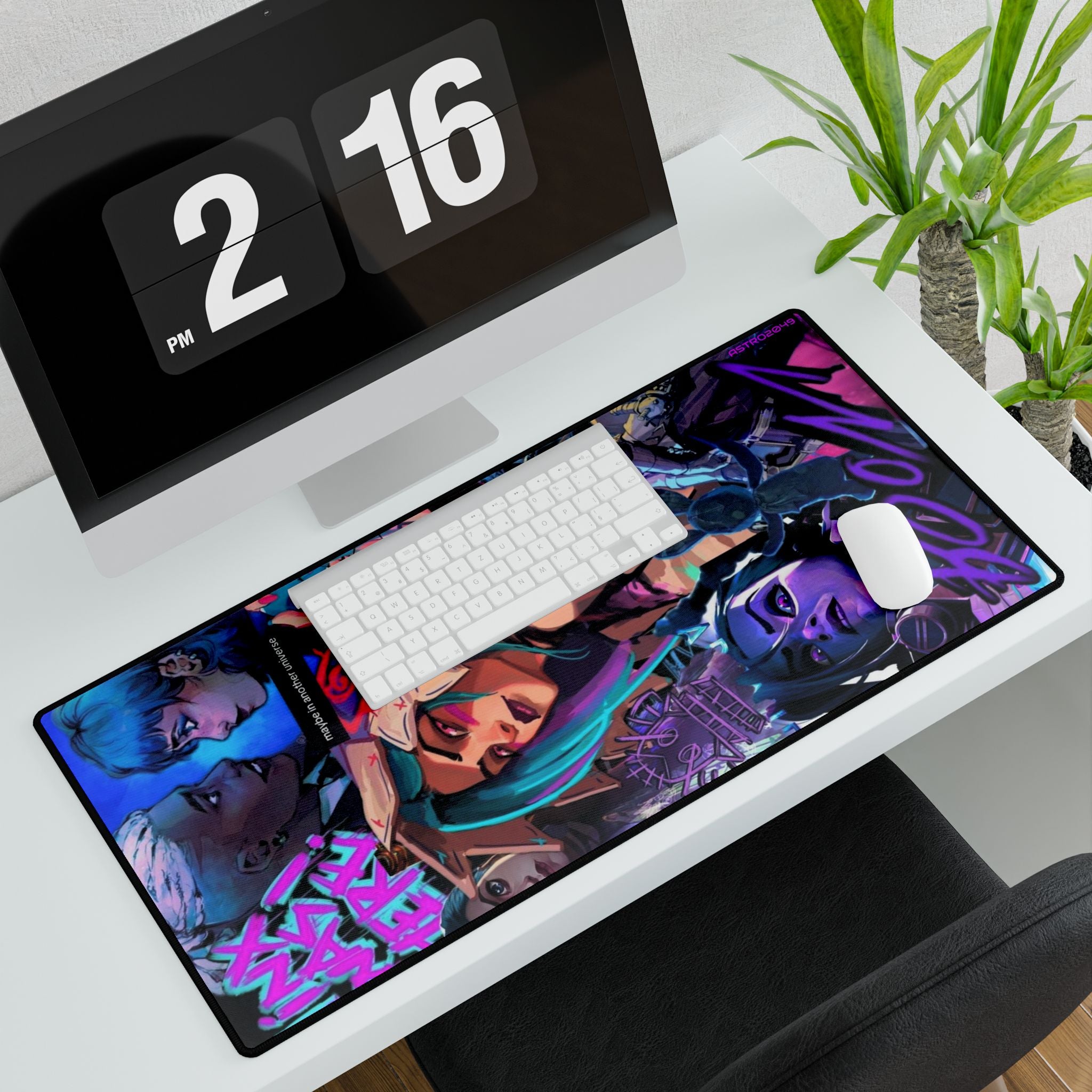 Vibrant Gaming Desk Mat, Colorful Mouse Pad for Gamers, Stylish Home Office Accessory, Unique Desk Decor, Perfect Gift for Gamer