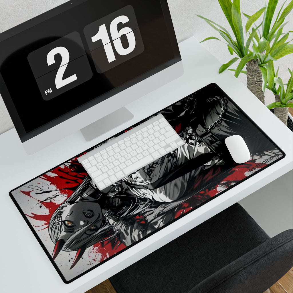 CHAINSAW MAN - Stylish Desk Mats for Gamers, Gaming Setup, Office Decor, Unique Mouse Pad, Anime Desk Accessories, Chic Workstation