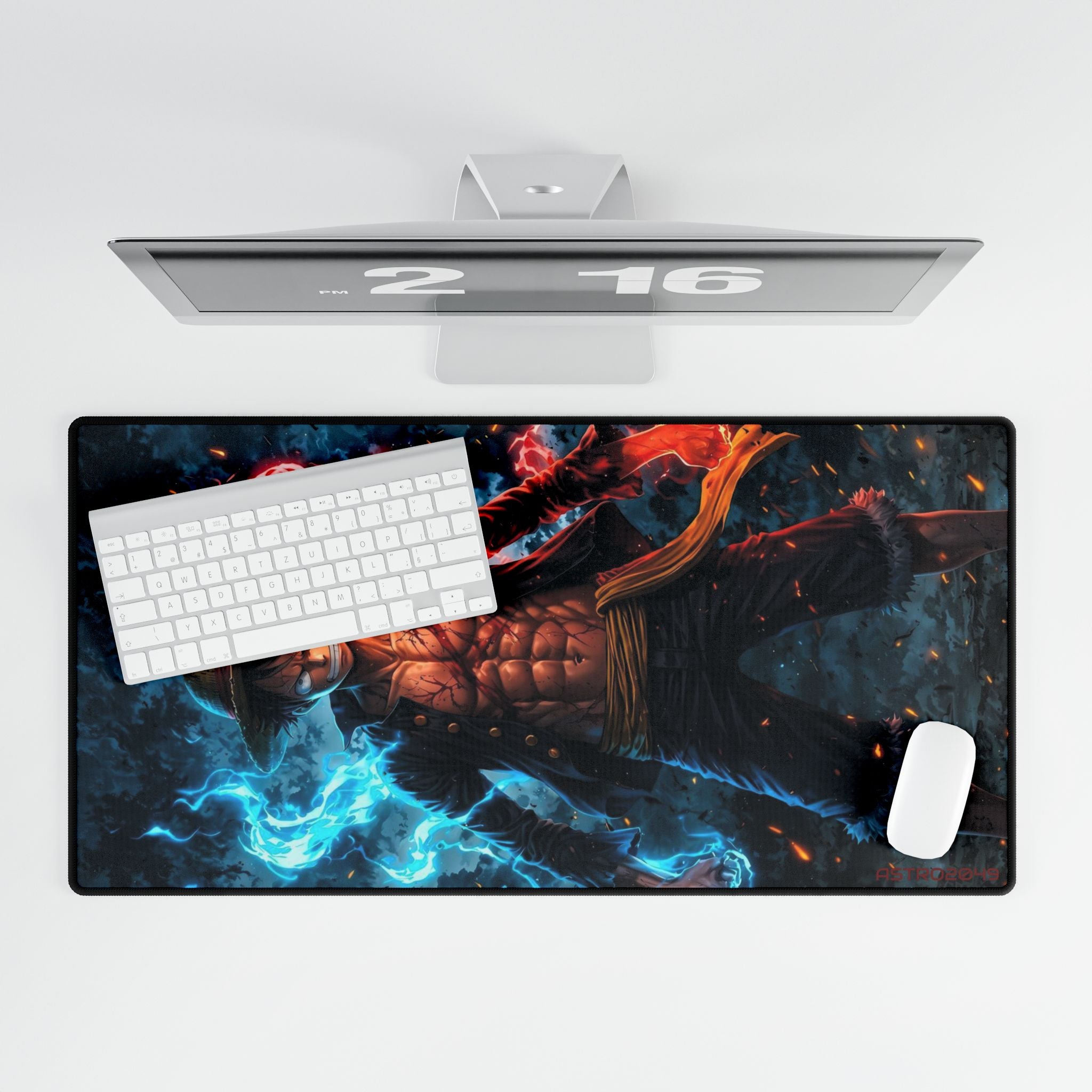 ONE PIECE - LUFFY - Anime-Inspired Desk Mat: Vibrant Gamer Mouse Pad, Office Decor, Gift for Students, Computer Accessories