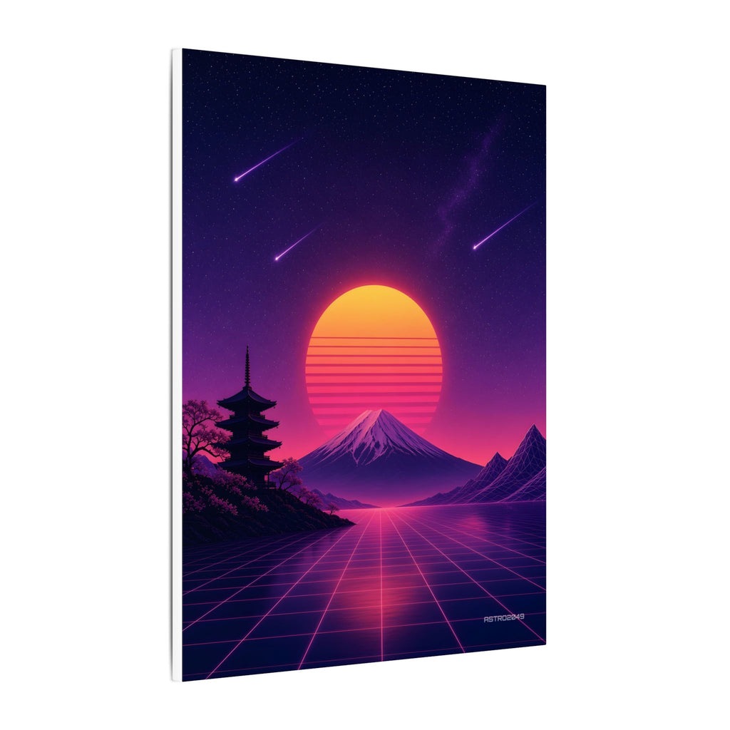 Sunset Pagoda Grid canvas print by ASTRO2049, view 3 of 8