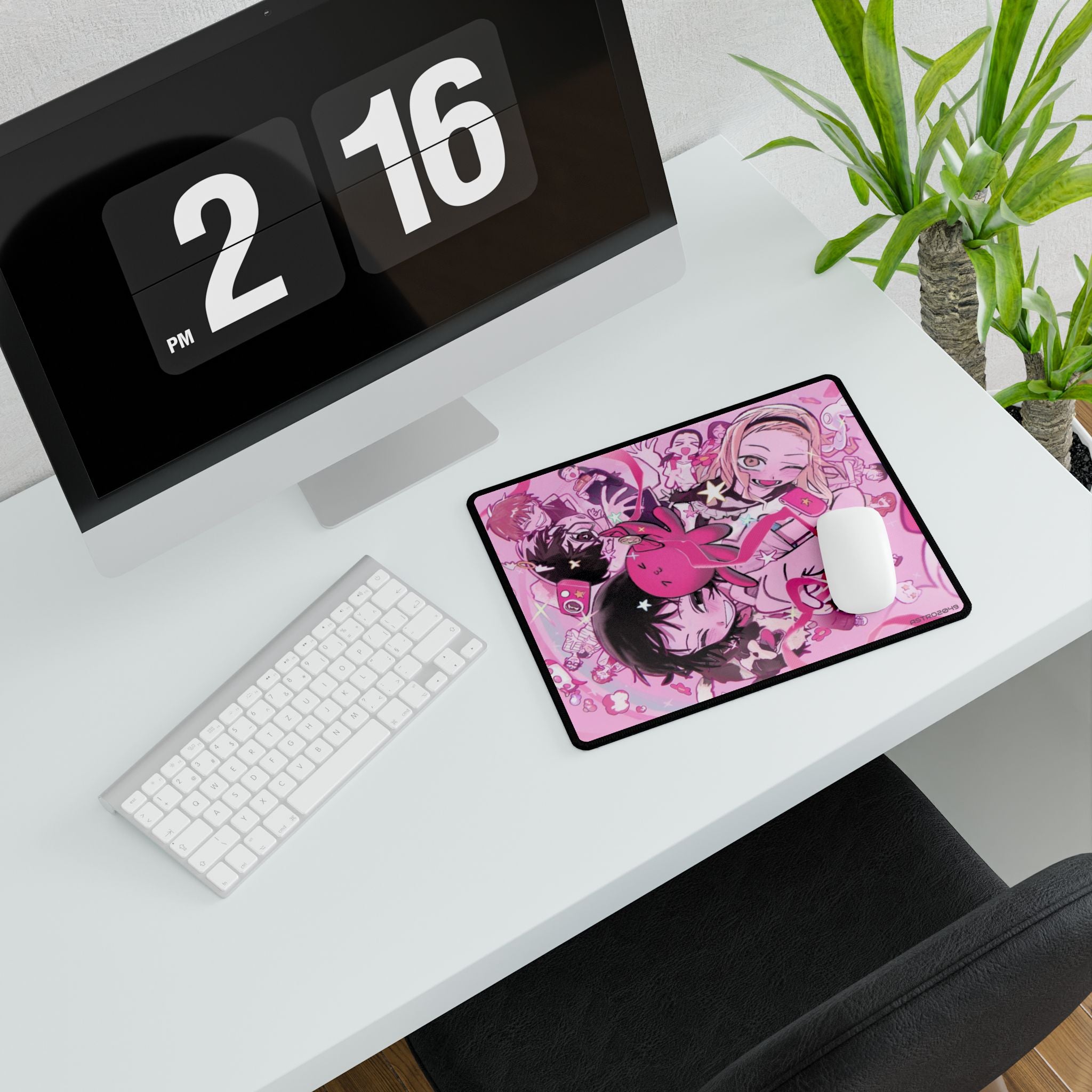 TAKOPIS ORIGINAL SIN - Chic Gamer Desk Mats, Cute Desk Accessories, Aesthetic Office Decor, Unique Gift for Students, Desk Protector