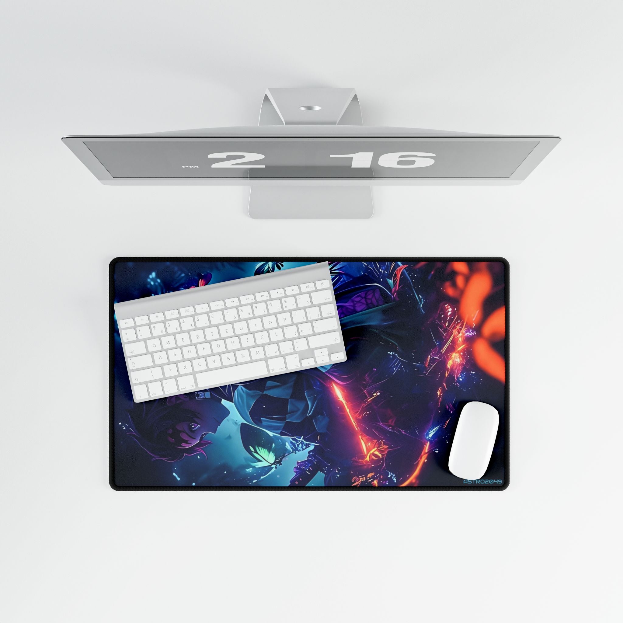 DEMON SLAYER - Kimetsu no yaiba - Vibrant Anime Desk Mat, Gaming Mouse Pad, Office Decor, Unique Gift, Fantasy Desk Accessory