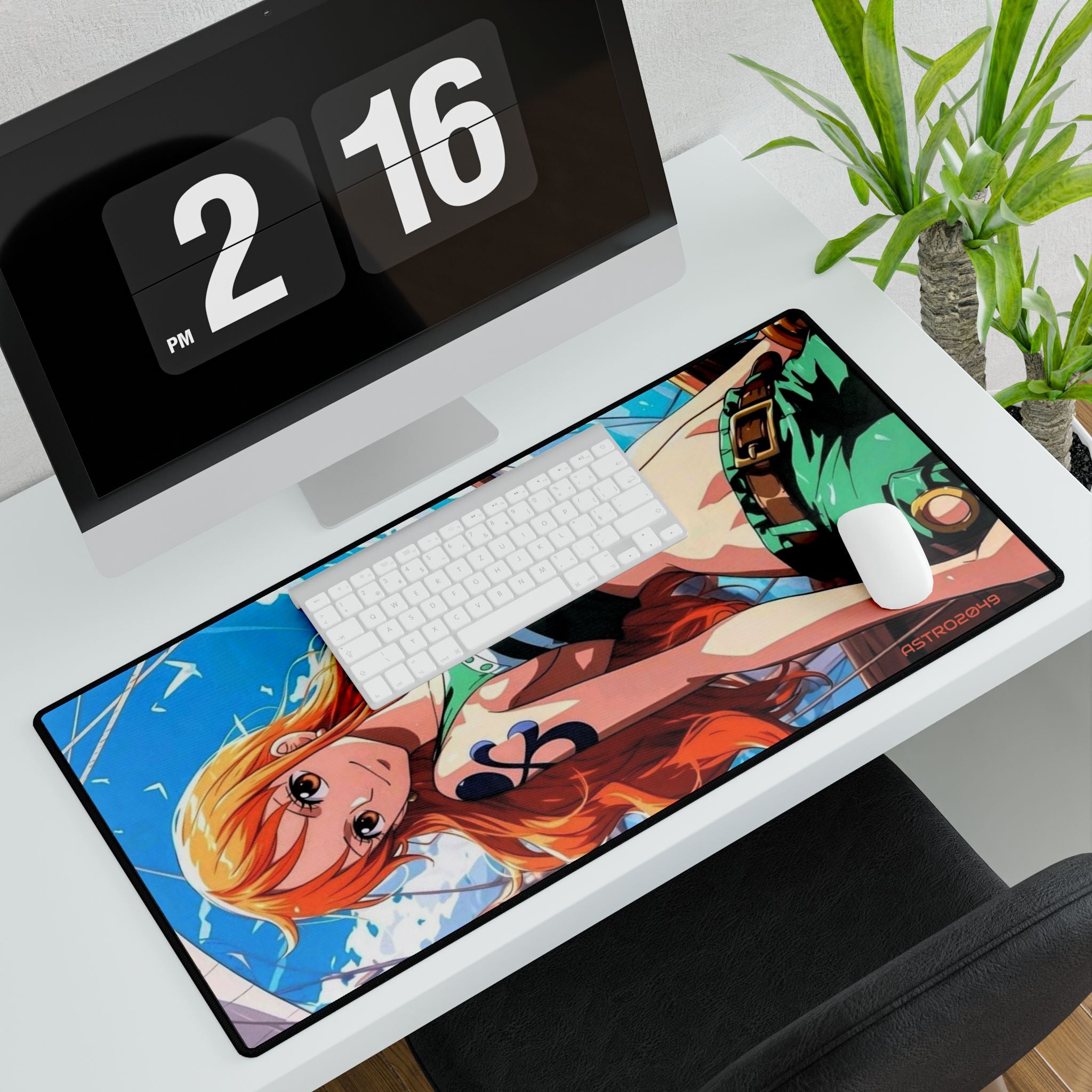 ONE PIECE - NAMI - Vibrant Anime Desk Mat for Gamer Workspaces, Desk Accessories, Office Decor, Gift for Students, Gaming Setup