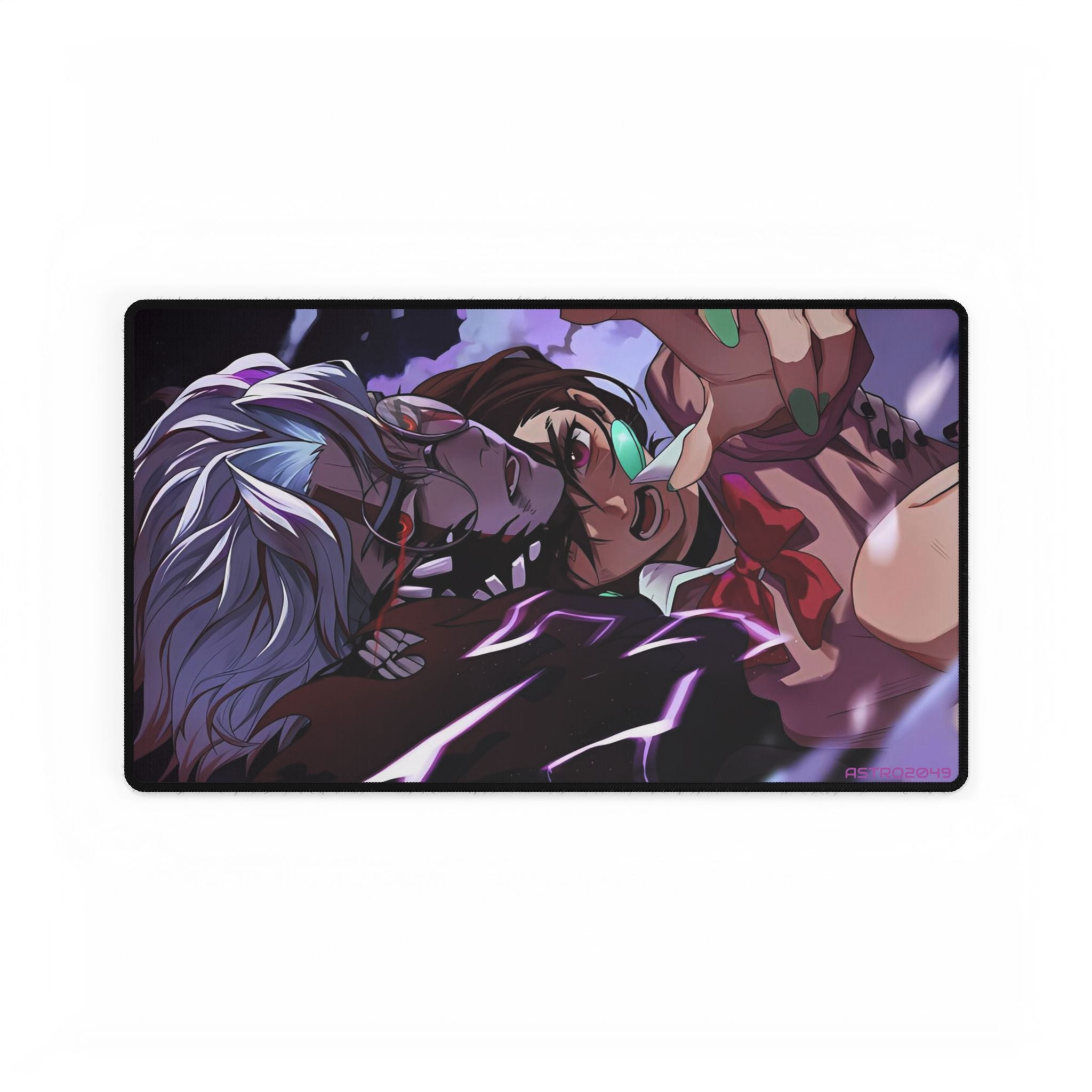 DANDADAN: Momo / Okarun - Anime Desk Mat - Gaming Mouse Pad, Office Decor, Creative Workspace, Gift for Gamers, Studio Accessories