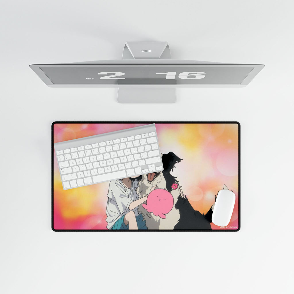 TAKOPIS ORIGINAL SIN - Anime-Inspired Desk Mat for Pet Lovers, Gaming and Office Decor, Vibrant Mouse Pad, Unique Gift for Students