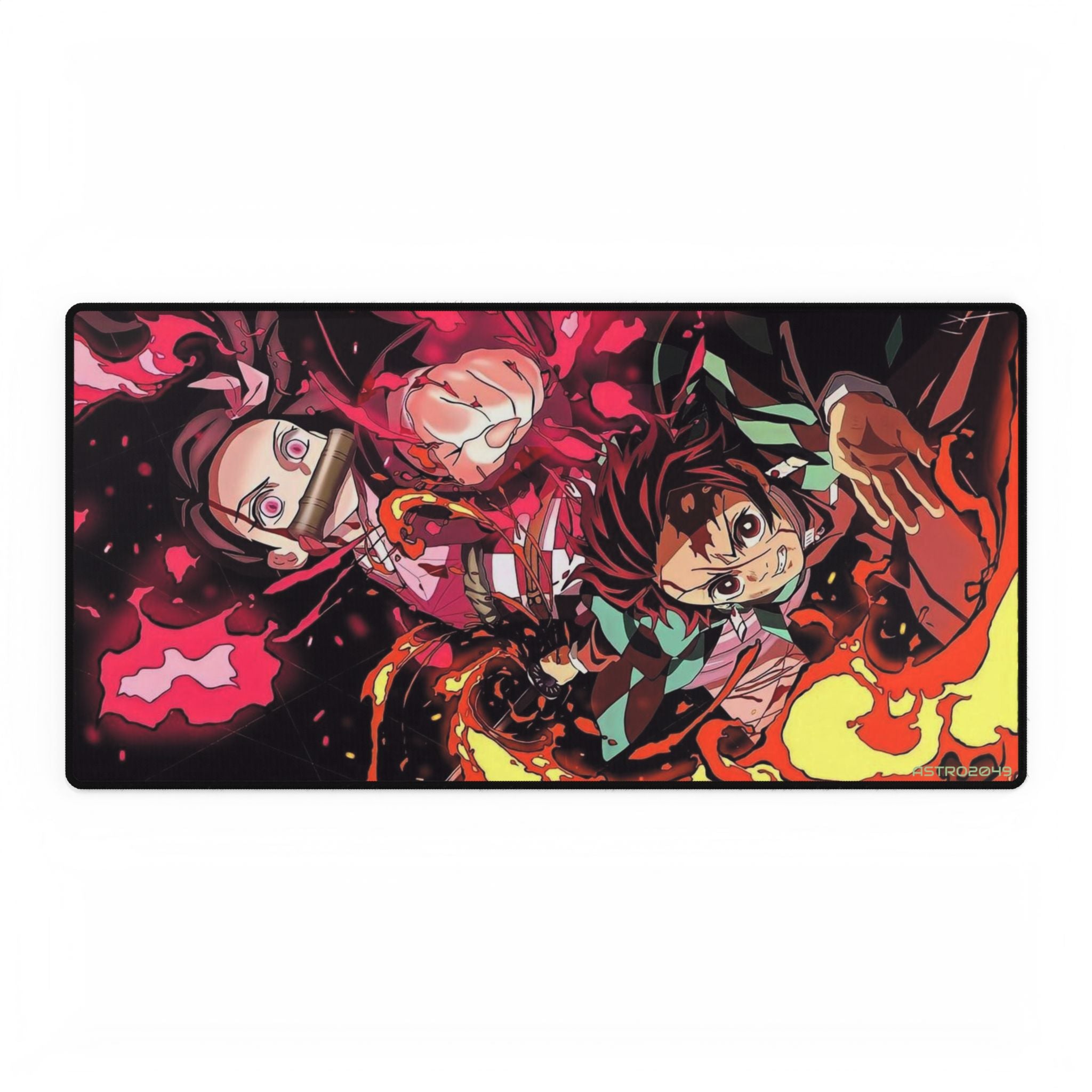 DEMON SLAYER - Kimetsu no yaiba - Anime-Inspired Desk Mat, Gaming Desk Pad for Home Office, Cute Mouse Pad, Anime Decor