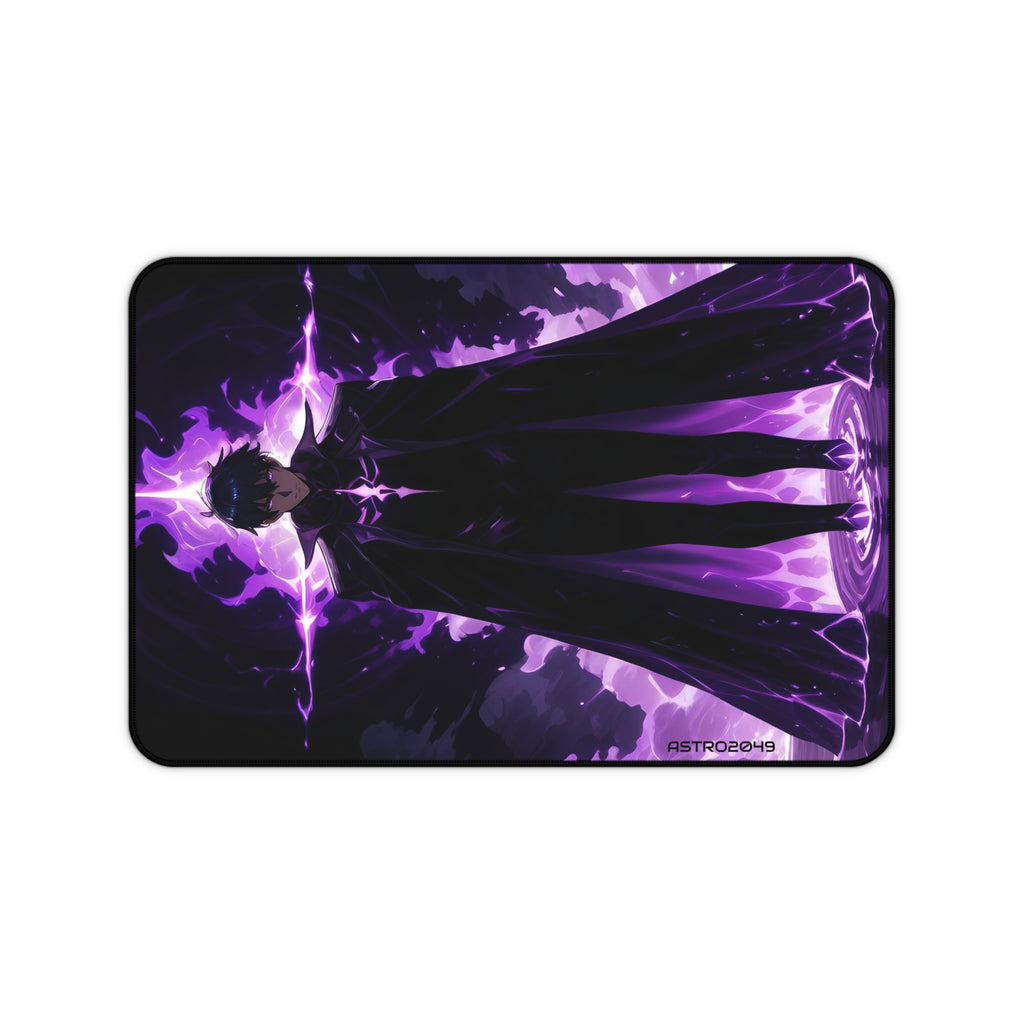 SOLO LEVELING - Sung Jinwoo - ARISE - Gaming Desk Mat with Dark Mage Design, Office Accessory, Desk Decor, Computer Pad, Anime Merchandise