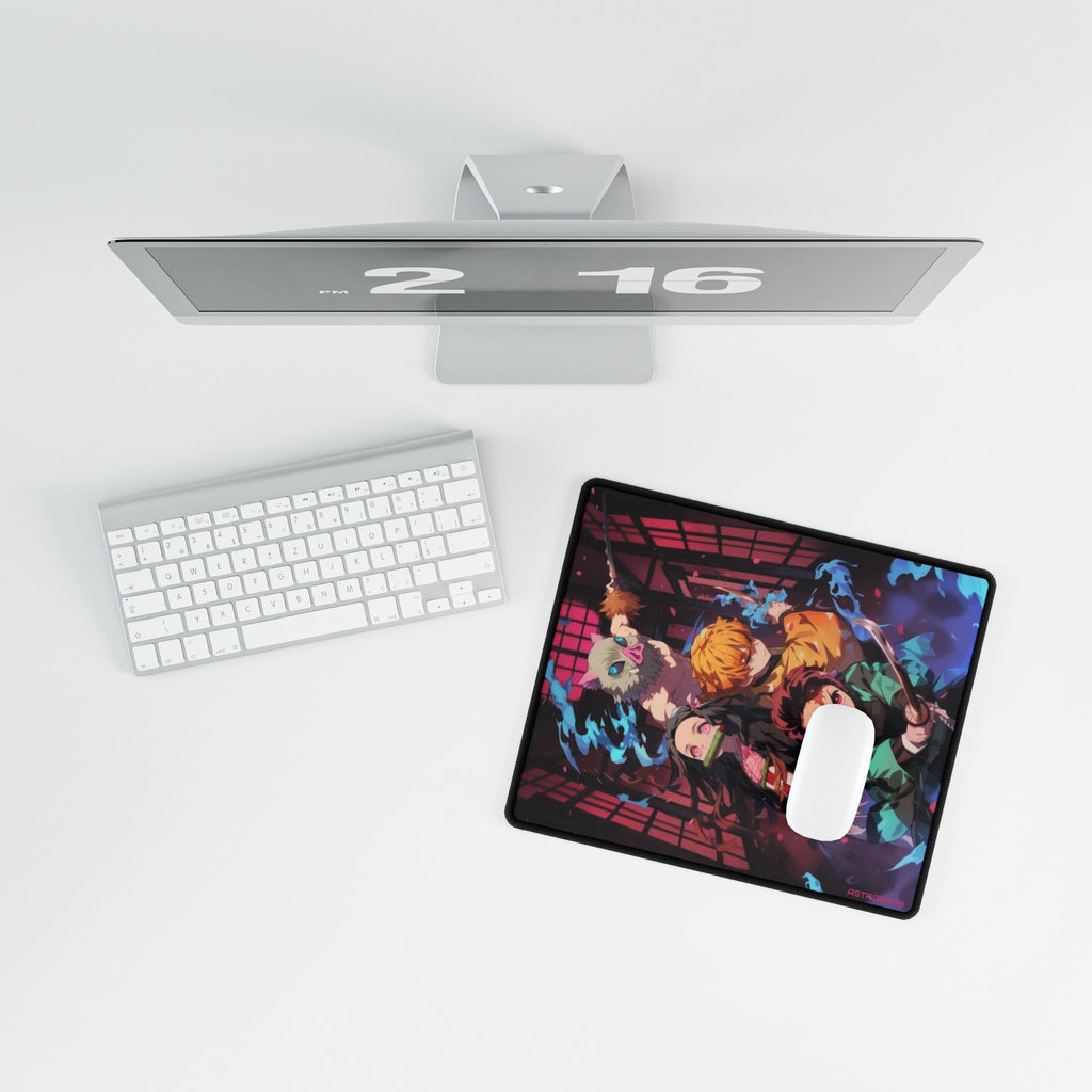 DEMON SLAYER - Kimetsu no yaiba - Anime Desk Mat for Gamers & Students, Geeky Office Decor, Anime Mouse Pad, Custom Gaming Setup