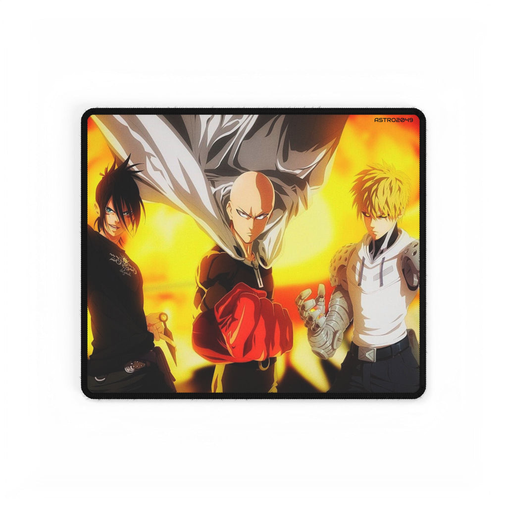 ONE-PUNCH MAN: Saitama / Genos / Sonic - Stylish Anime Desk Mat - Gamer Desk Accessories, Office Decor, Unique Gift for Anime Fans