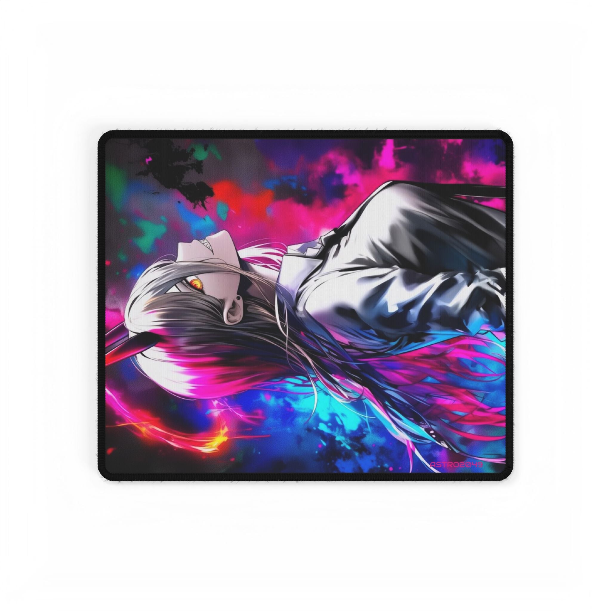 CHAINSAW MAN - Vibrant Anime Desk Mat - Gaming Mouse Pad, Desk Protector, Stylish Work Decor, Gift for Gamers, Home Office Accessory