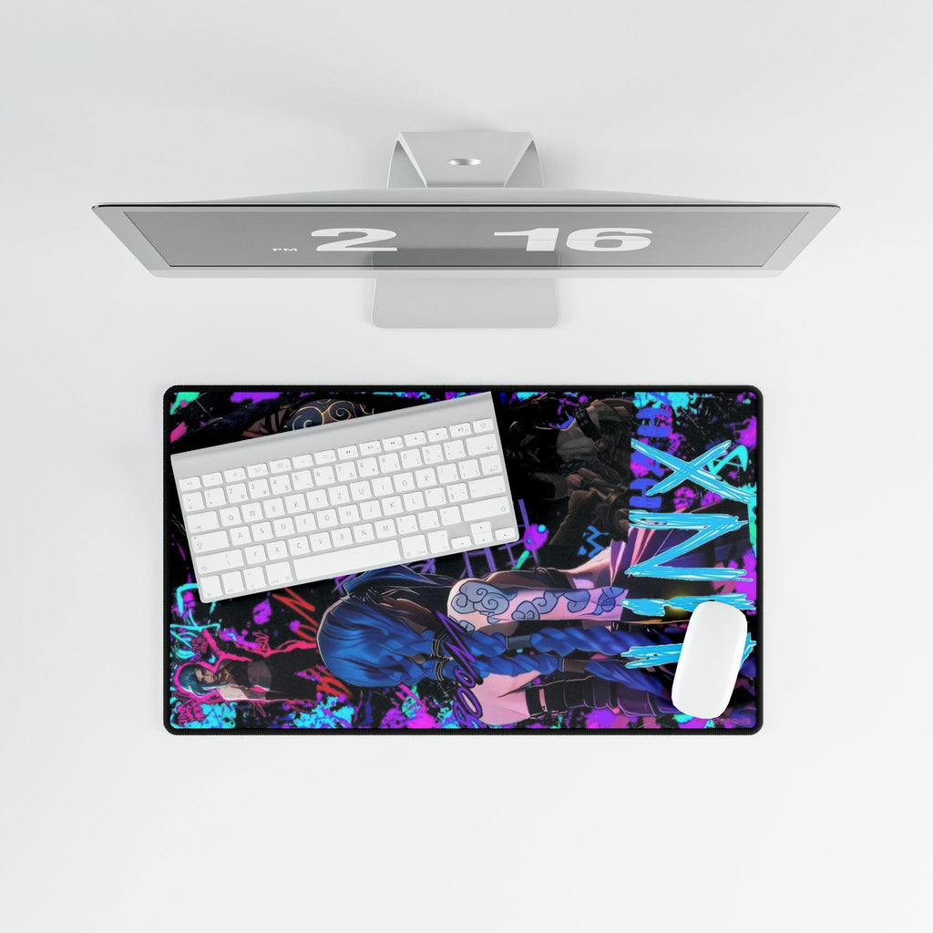 League of Legends - Arcane: JINX - Cyberpunk Desk Mats - Gaming Accessories, Stylish Office Decor, Computer Mouse Pads, Desk Accessories