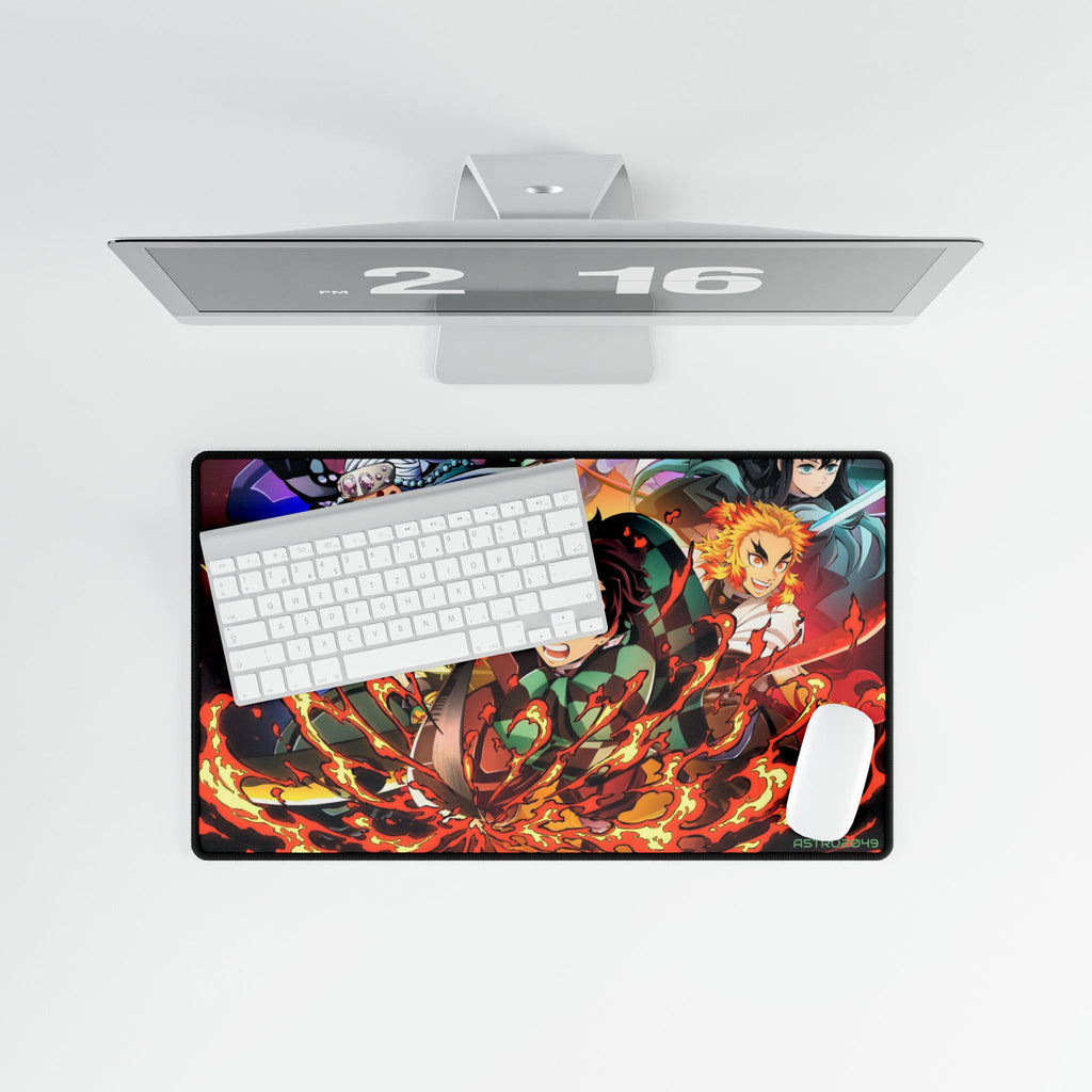 DEMON SLAYER - Kimetsu no yaiba - Anime-Inspired Desk Mat, Gaming Desk Pad, Office Decor, Student Gift, Creative Workspace Accessory