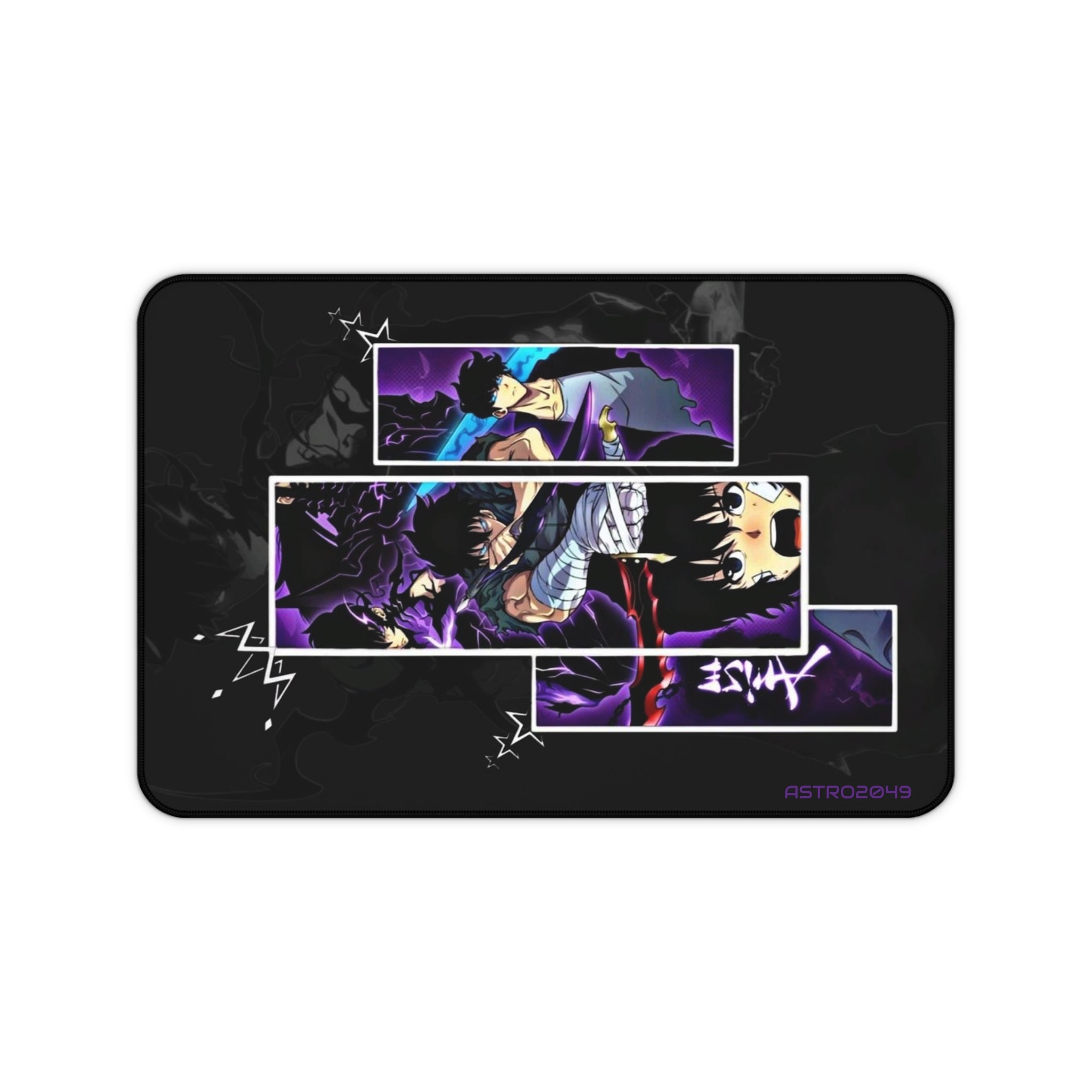 SOLO LEVELING - Sung Jinwoo - ARISE - Vibrant Anime Desk Mat for Gamers, Gaming Mouse Pad, Computer Accessory, Unique Gift for Anime Lovers