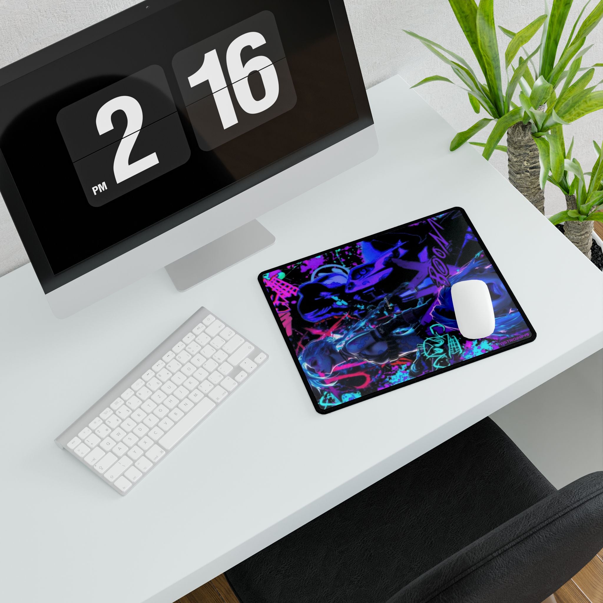 League of Legends - Arcane: JINX - Vibrant Gamer Desk Mats, Gaming Accessories, Home Office Decor, Stylish Mouse Pad, Unique Workstation Mat