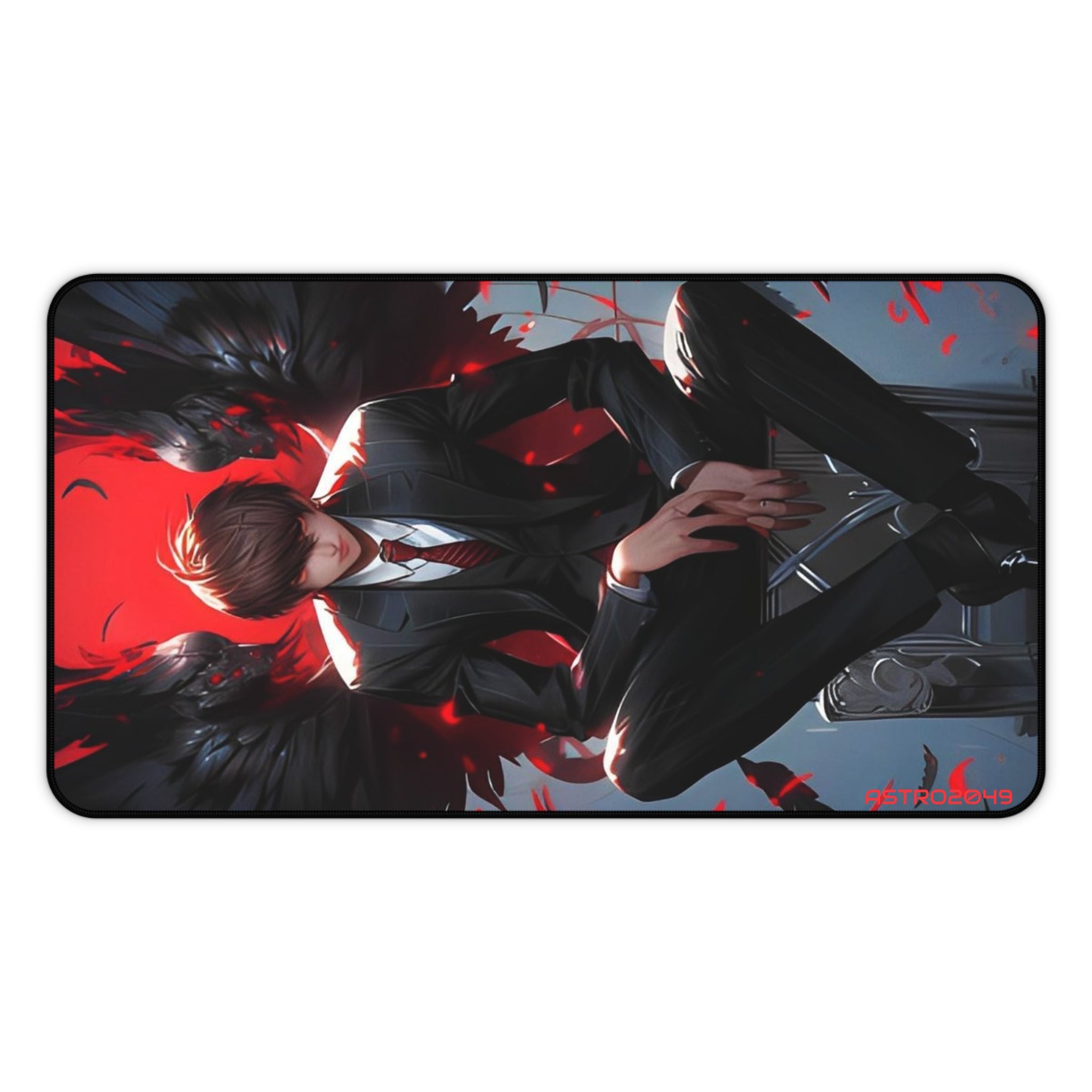 DEATH NOTE - Light / Akira - Stylish Desk Mat with Edgy Design for Gamers, Computer Accessories, Gift for Him, Unique Desk Accessories
